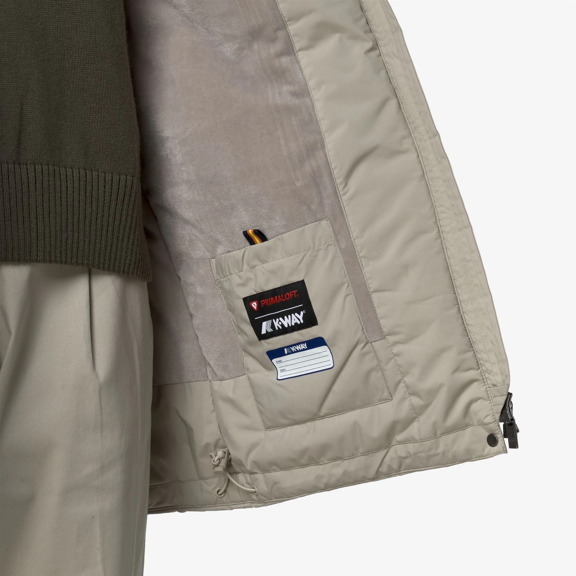 SOPHIE SOFT TOUCH MARMOTTA - Jackets - Mid - Woman - BEIGE CASHMERE-GREY GOAT - Image 2