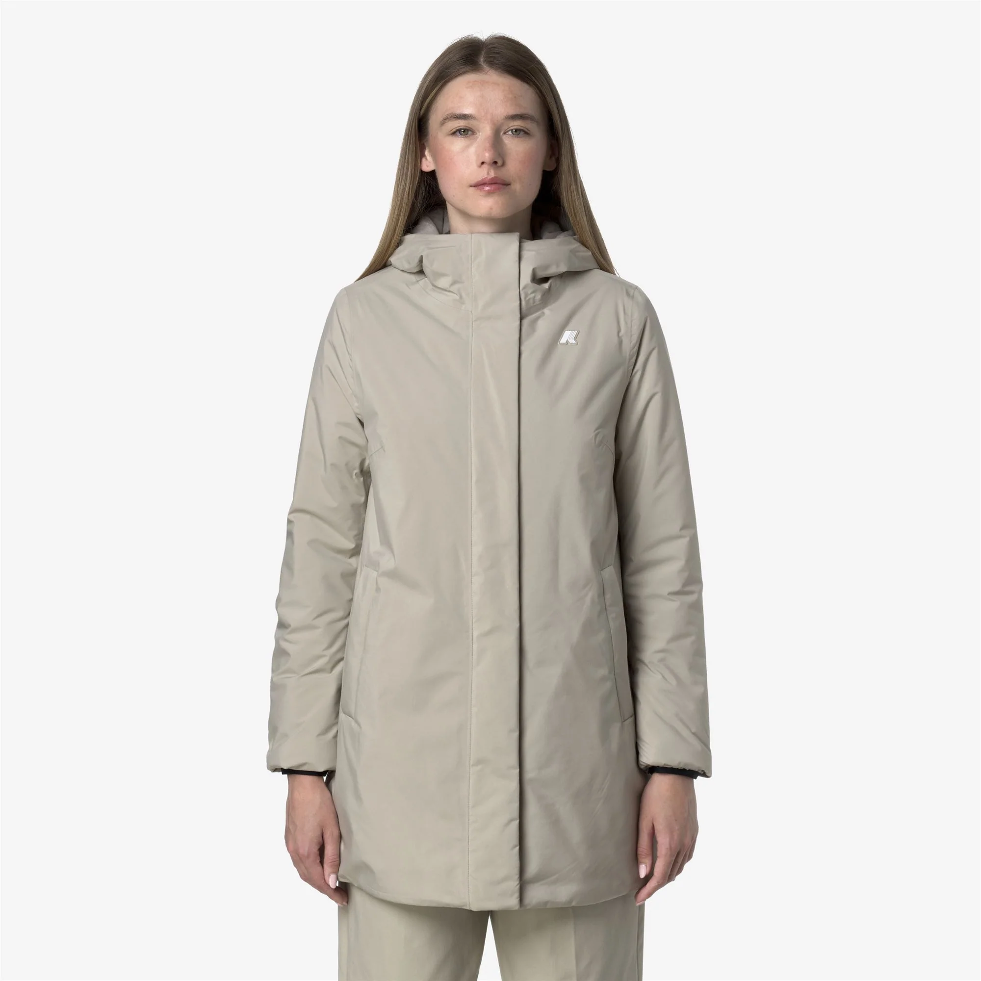 SOPHIE SOFT TOUCH MARMOTTA - Jackets - Mid - Woman - BEIGE CASHMERE-GREY GOAT - Image 3