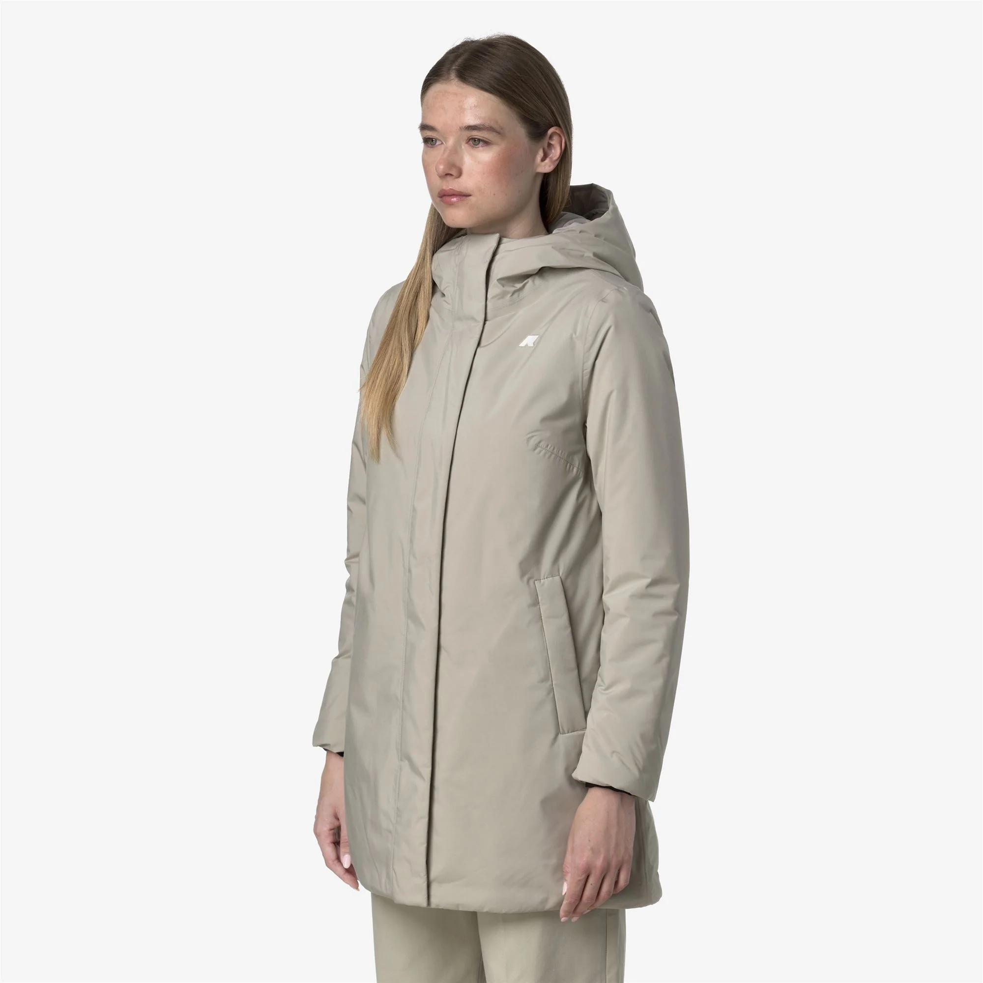 SOPHIE SOFT TOUCH MARMOTTA - Jackets - Mid - Woman - BEIGE CASHMERE-GREY GOAT - Image 4