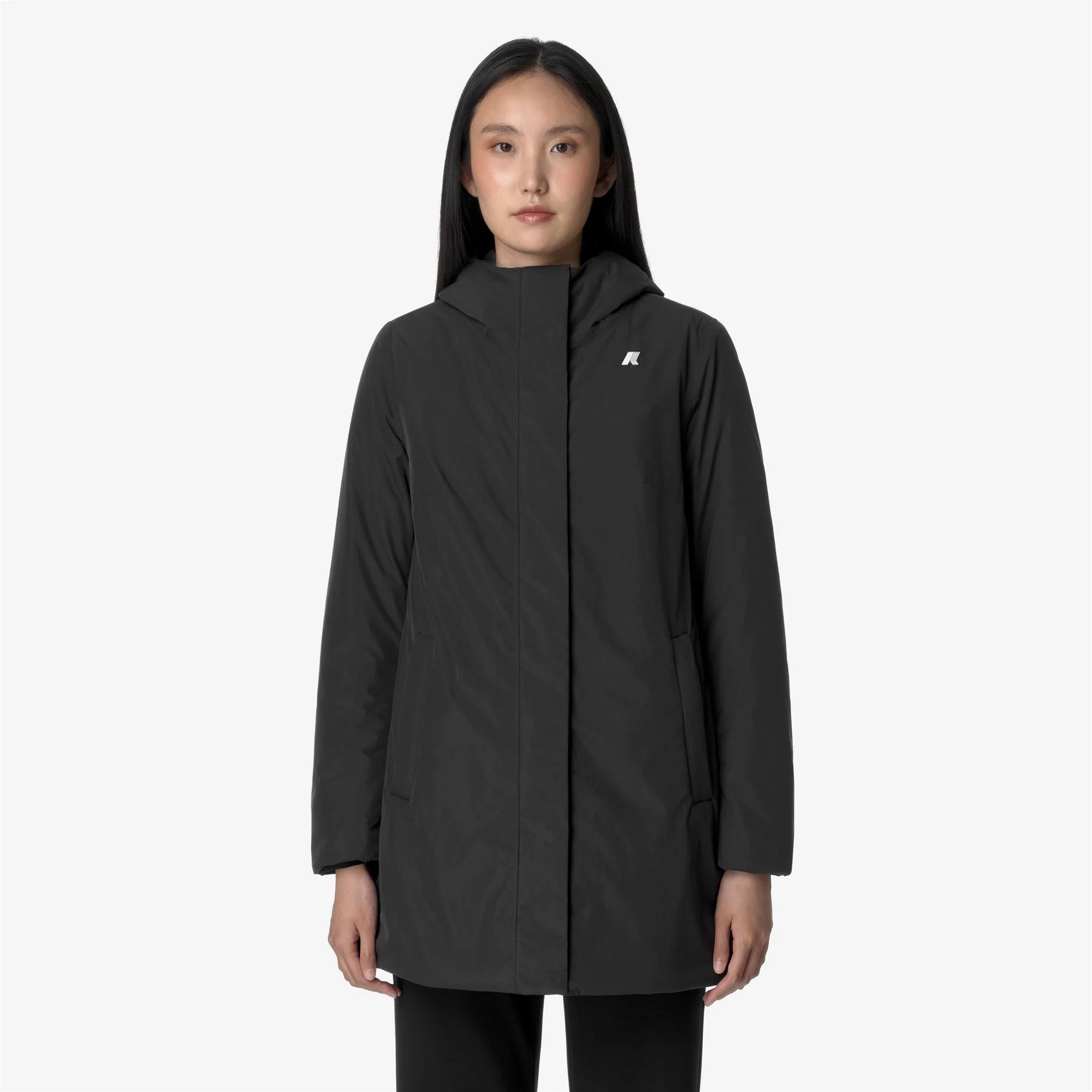 SOPHIE SOFT TOUCH MARMOTTA - Jackets - Mid - Woman - BLACK P-BLUE A - Image 3