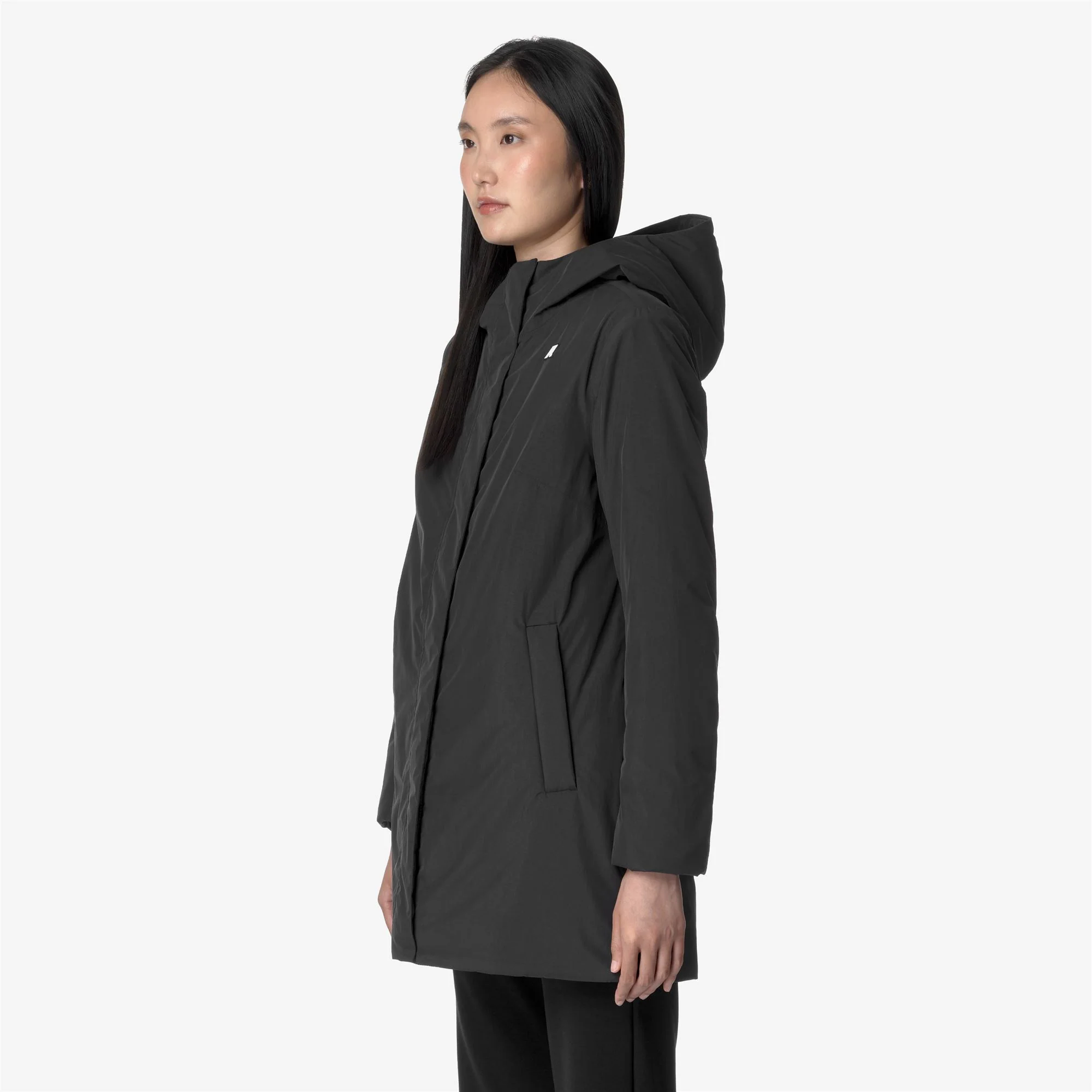 SOPHIE SOFT TOUCH MARMOTTA - Jackets - Mid - Woman - BLACK P-BLUE A - Image 4