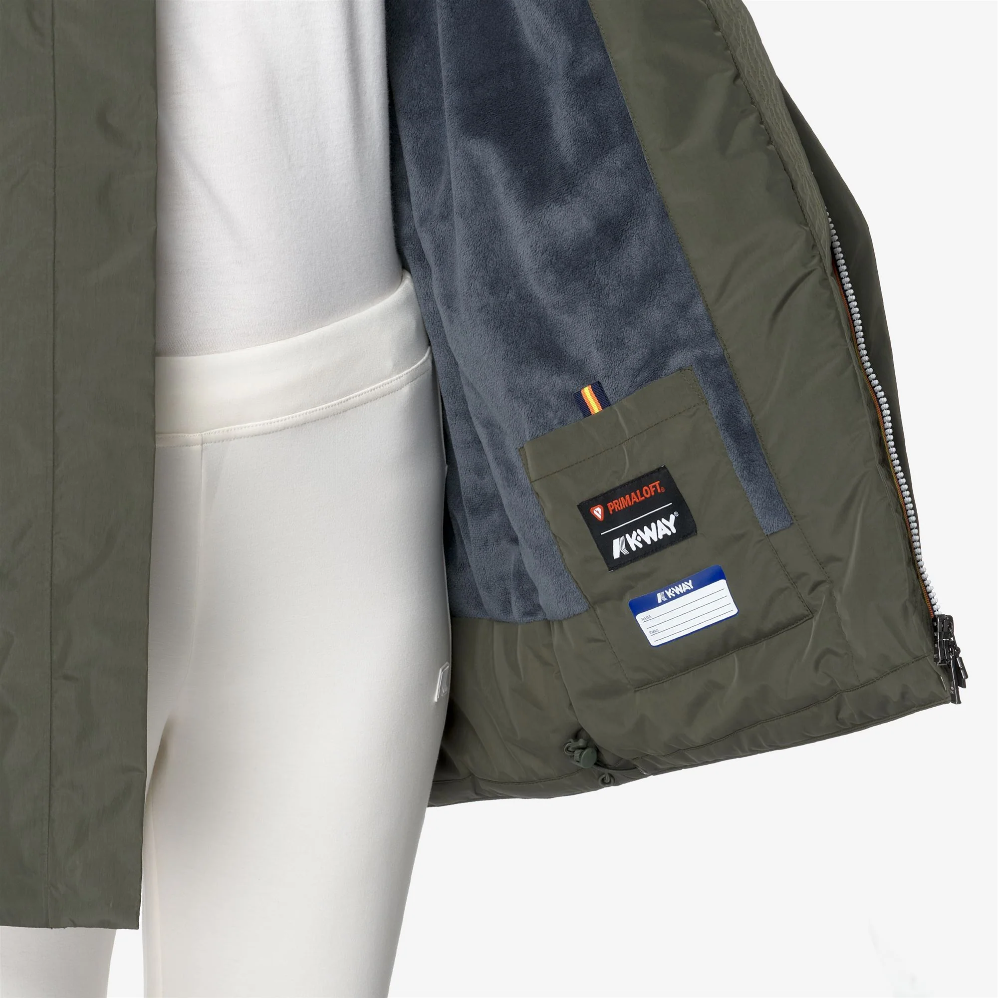SOPHIE SOFT TOUCH MARMOTTA - Jackets - Mid - Woman - GREEN B-BLUE A - Image 2