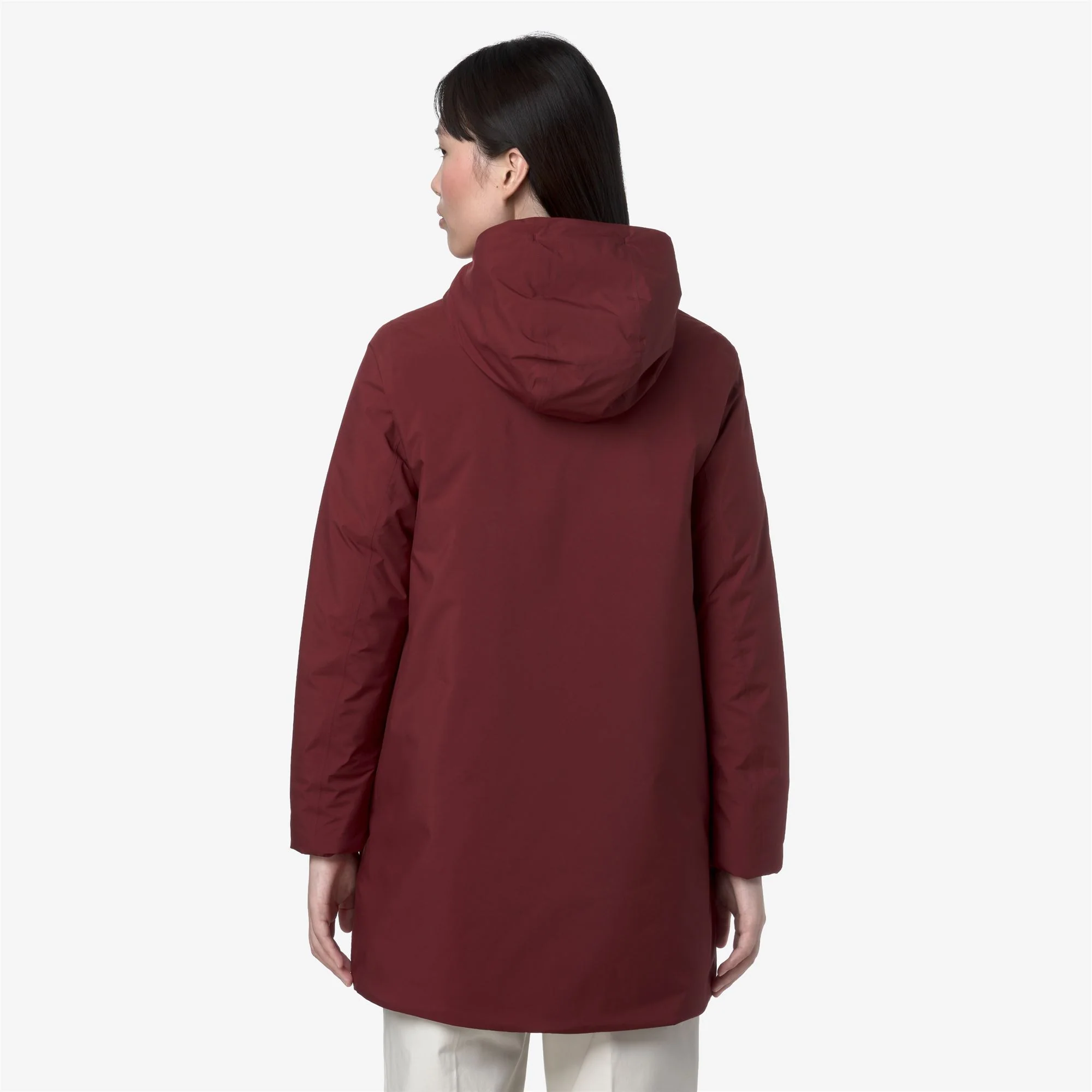 SOPHIE SOFT TOUCH MARMOTTA - Jackets - Mid - Woman - RED SYRAH-GREY GOAT - Image 5