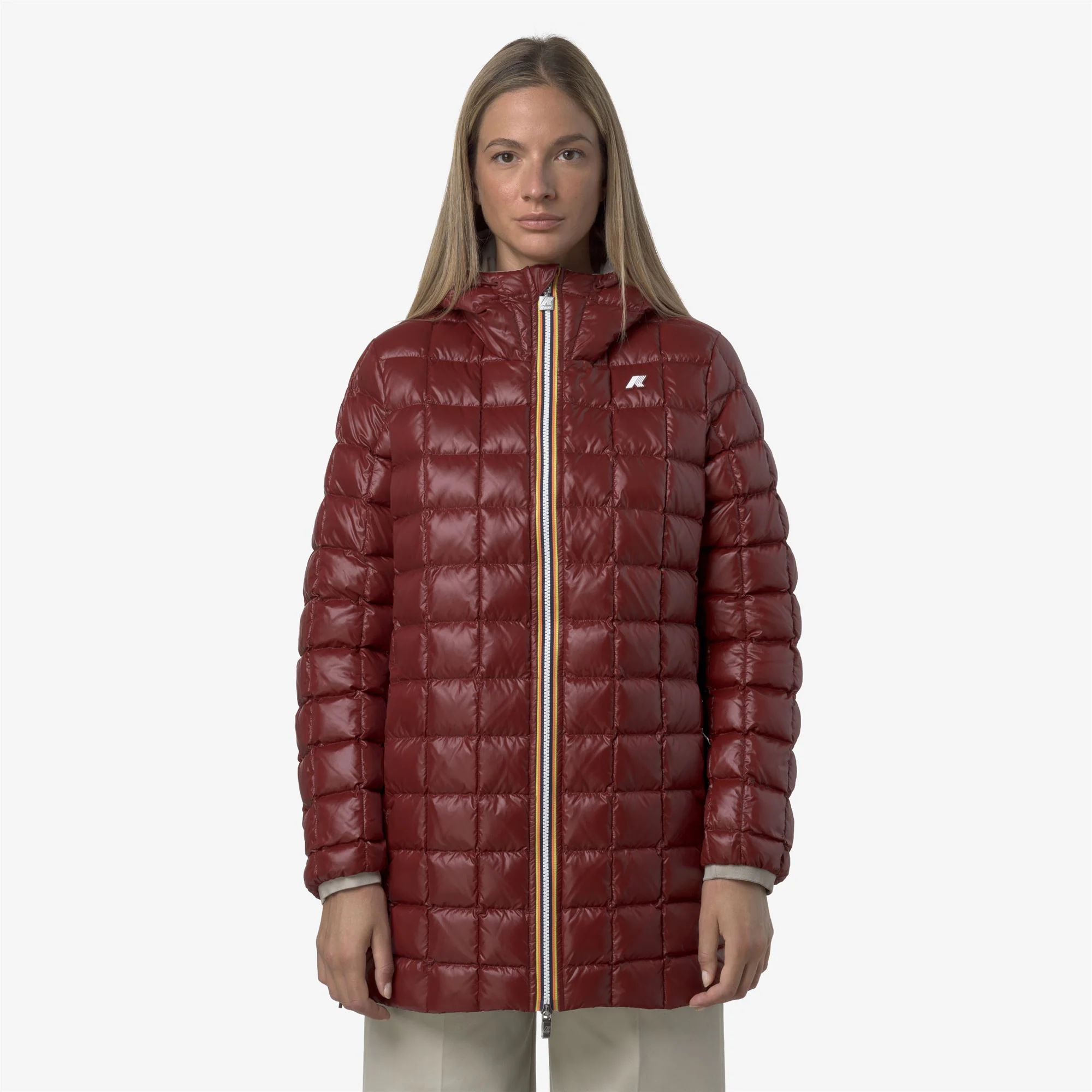 SOPHIE ST THERMO REVERSIBLE - Jackets - Mid - Woman - BEIGE CASHMERE-RED SYRAH - Image 3