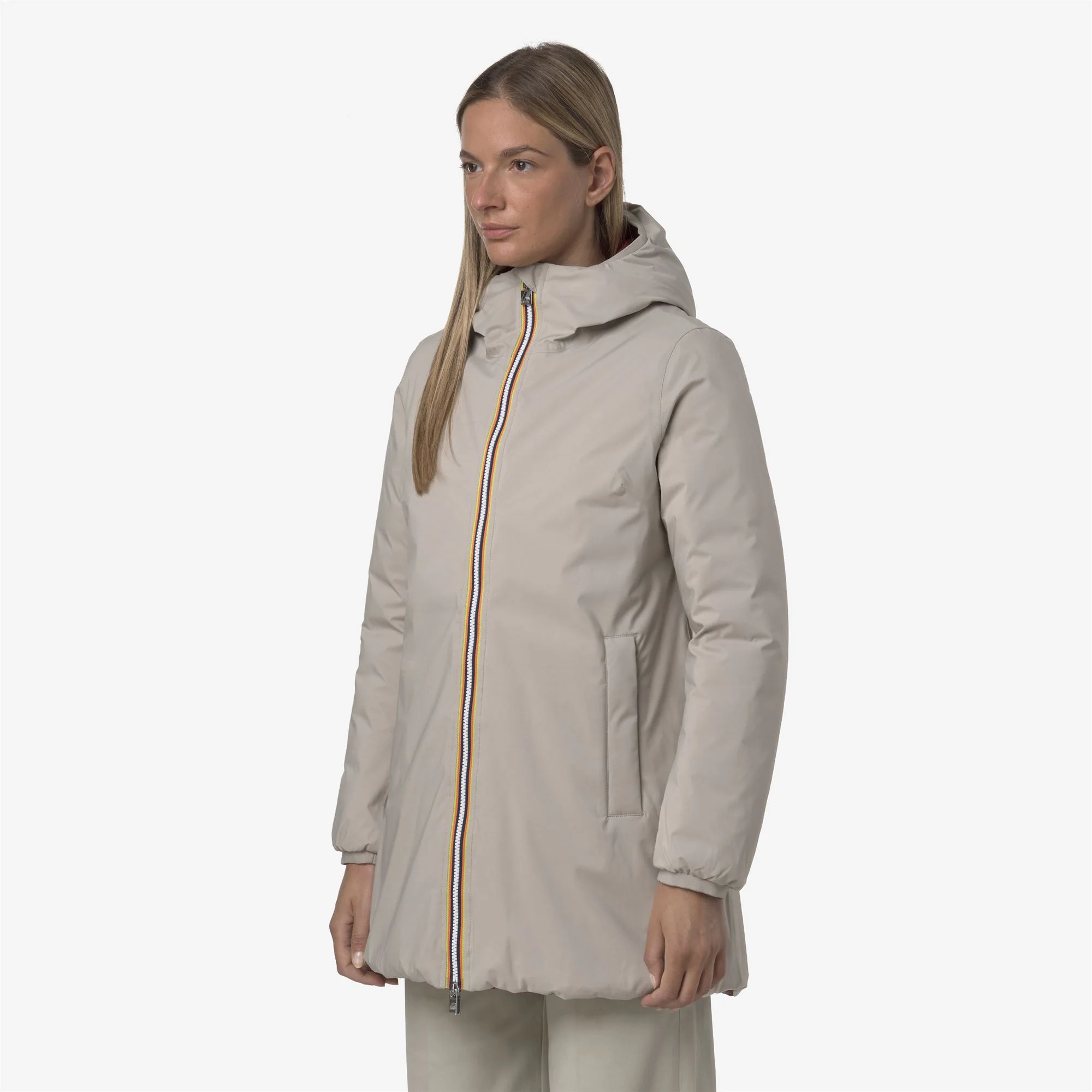 SOPHIE ST THERMO REVERSIBLE - Jackets - Mid - Woman - BEIGE CASHMERE-RED SYRAH - Image 5