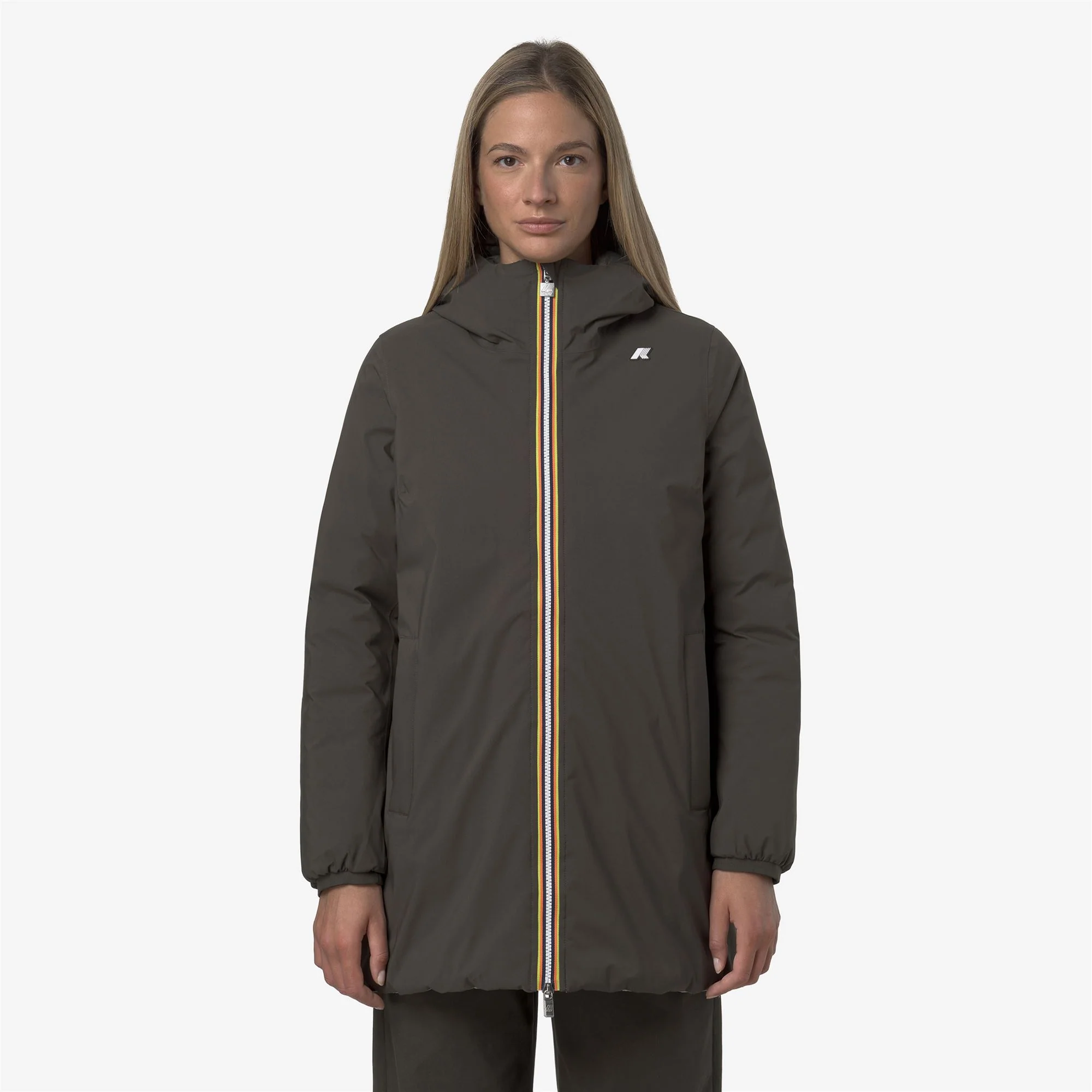 SOPHIE ST THERMO REVERSIBLE - Jackets - Mid - Woman - BLACK OLIVE-GREEN OAK - Image 4