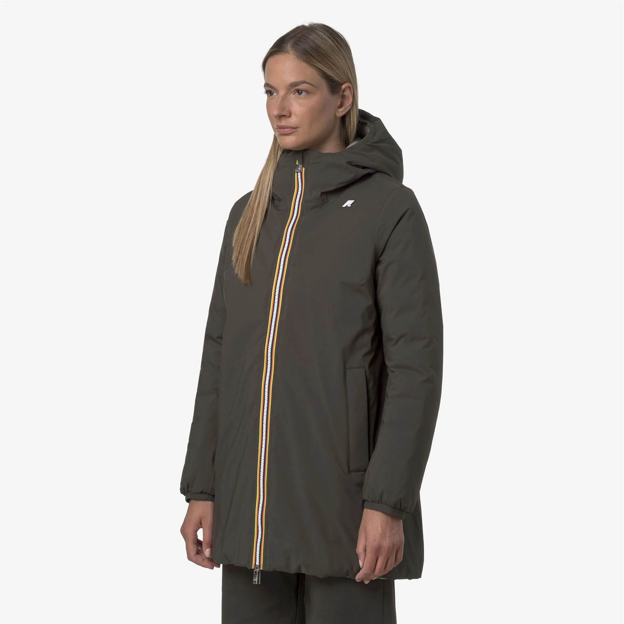 SOPHIE ST THERMO REVERSIBLE - Jackets - Mid - Woman - BLACK OLIVE-GREEN OAK - Image 5