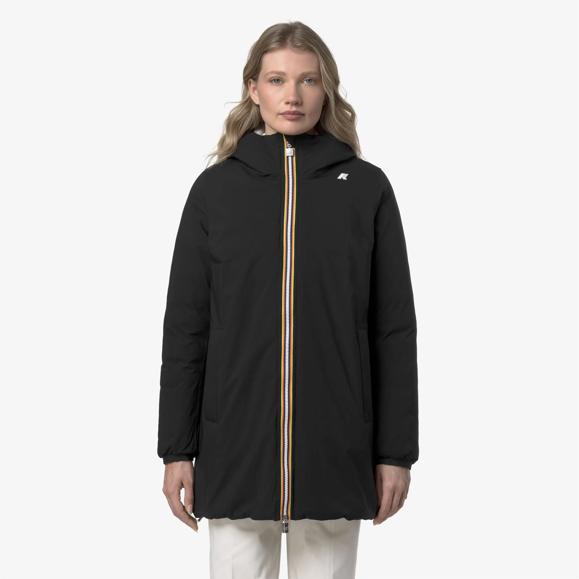 SOPHIE ST THERMO REVERSIBLE - Jackets - Mid - Woman - BLACK PURE-BEIGE CASHMERE - Image 4