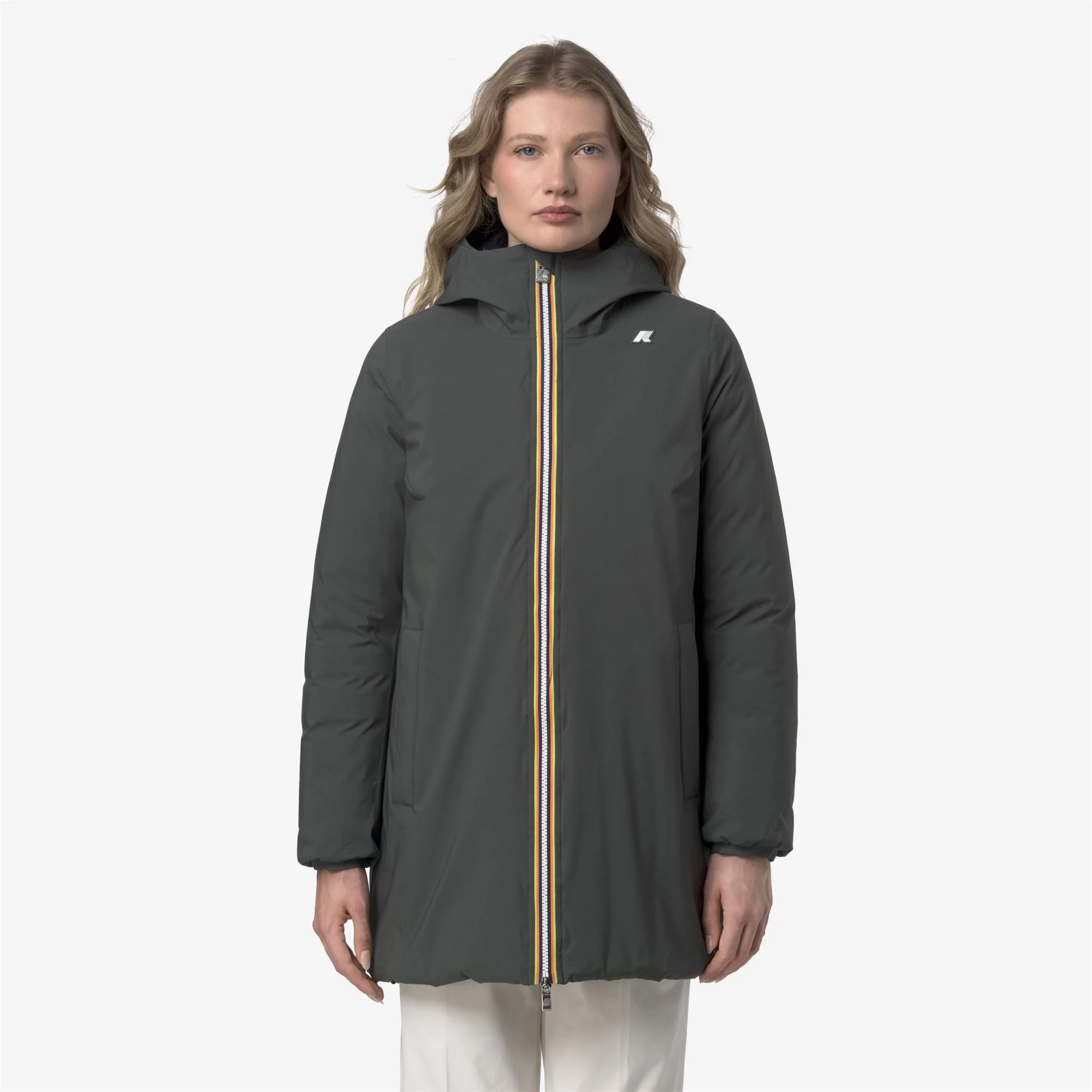 SOPHIE ST THERMO REVERSIBLE - Jackets - Mid - Woman - GREEN BLACKISH-BLACK PURE - Image 4