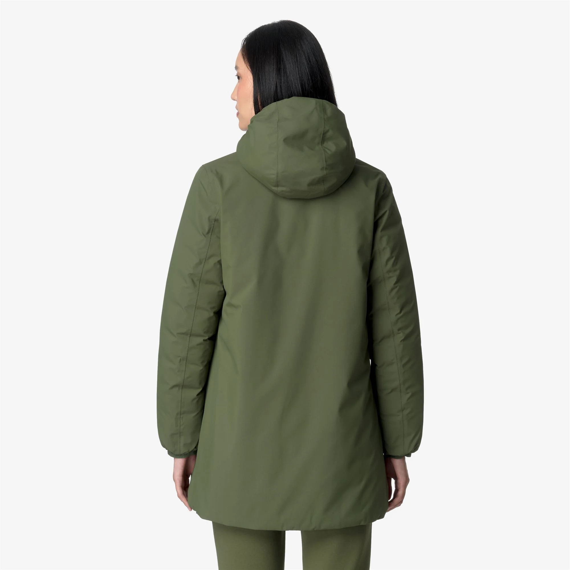 SOPHIE ST THERMO REVERSIBLE - Jackets - Mid - Woman - GREEN C-BLACK P - Image 6