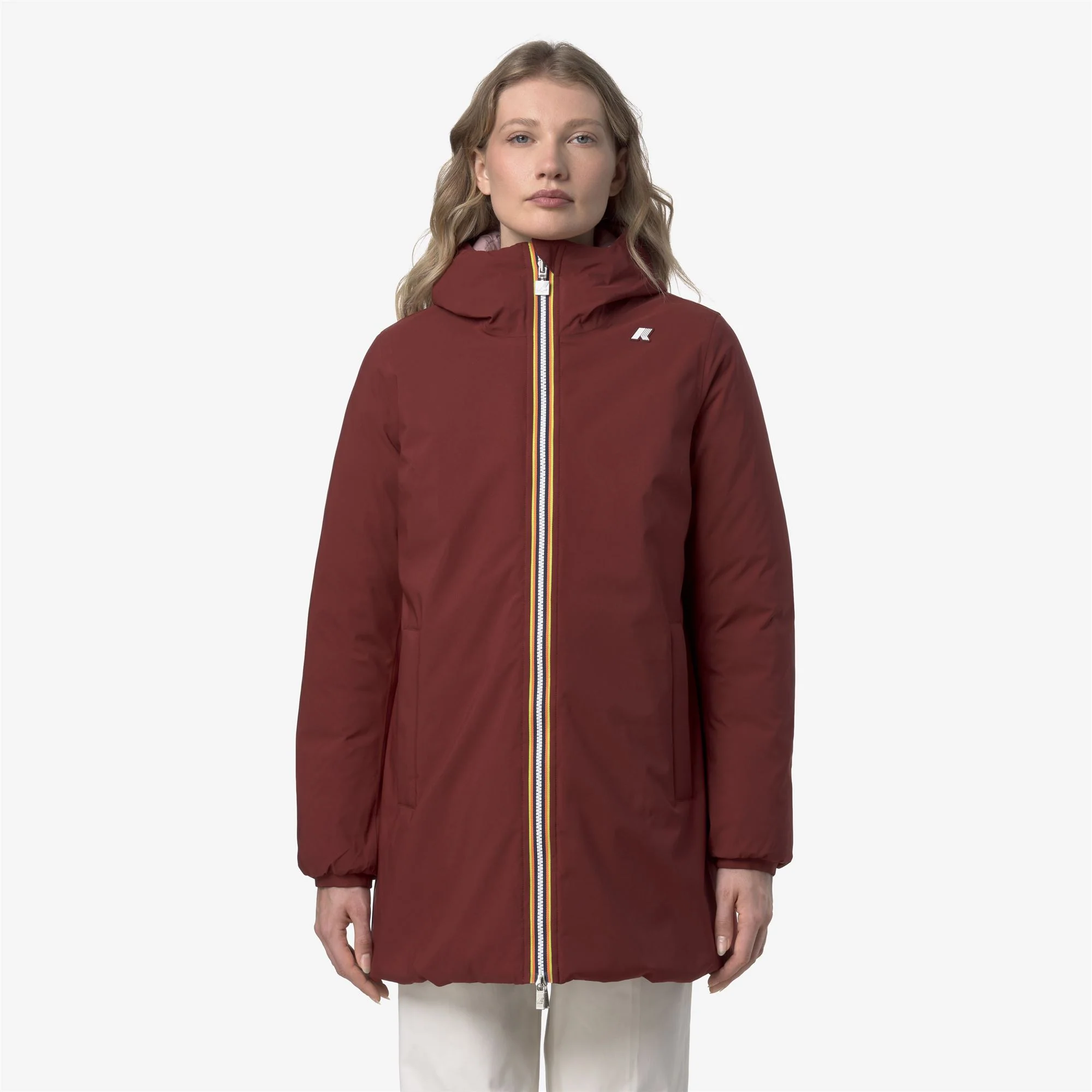 SOPHIE ST THERMO REVERSIBLE - Jackets - Mid - Woman - RED SYRAH-ROSE PINKISH - Image 4