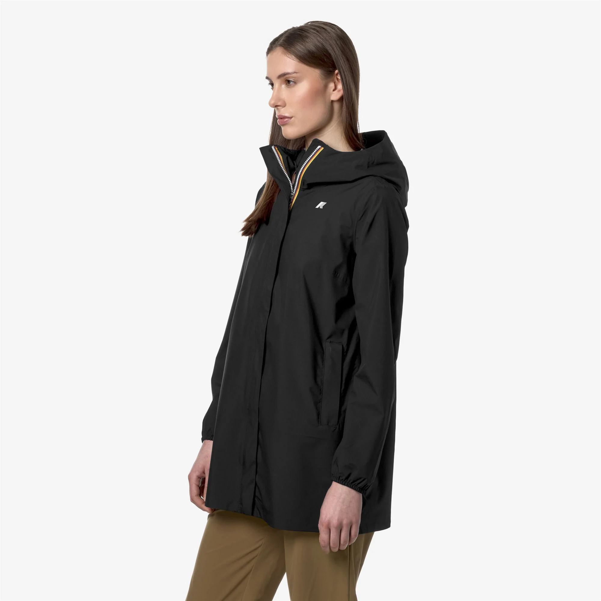 SOPHIE STRETCH DOT - Jackets - Mid - Woman - BLACK PURE - Image 4