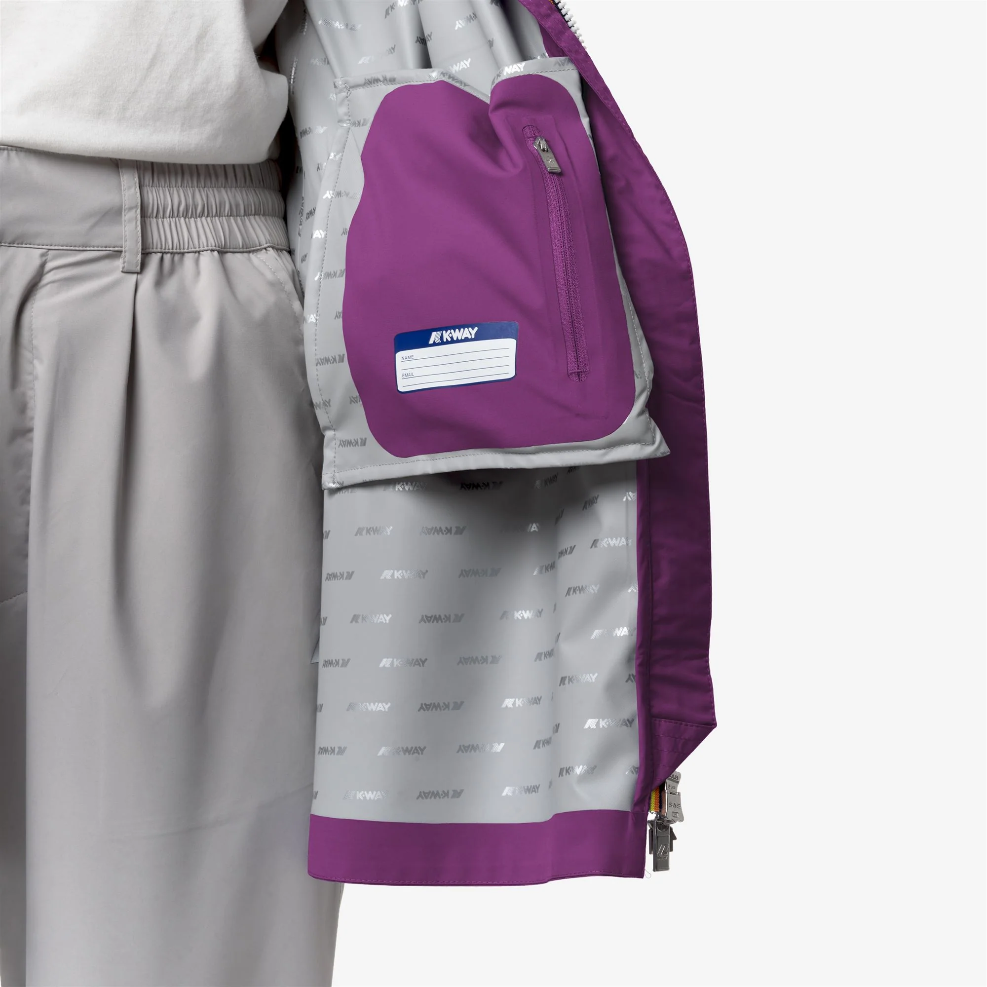 SOPHIE STRETCH DOT - Jackets - Mid - Woman - VIOLET - Image 2