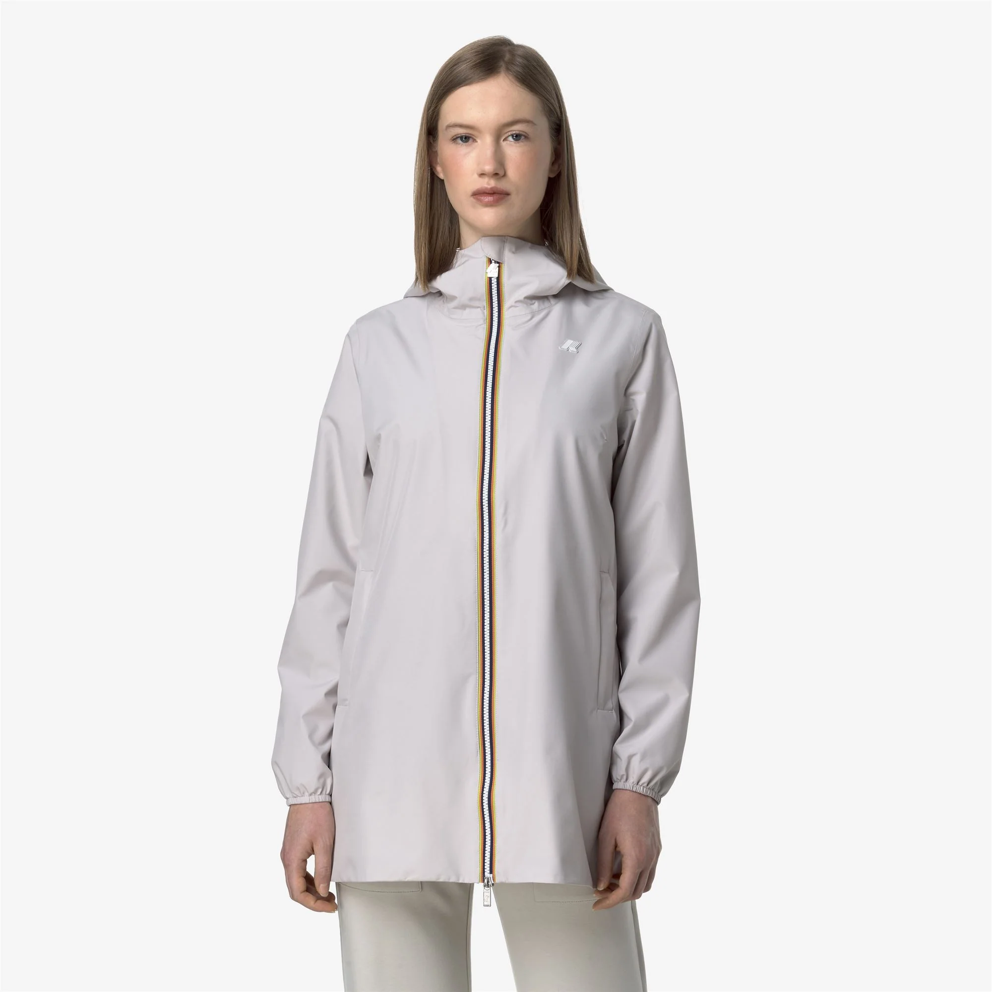 SOPHIE STRETCH POLY JERSEY - Jackets - Mid - Woman - BEIGE LT - Image 3