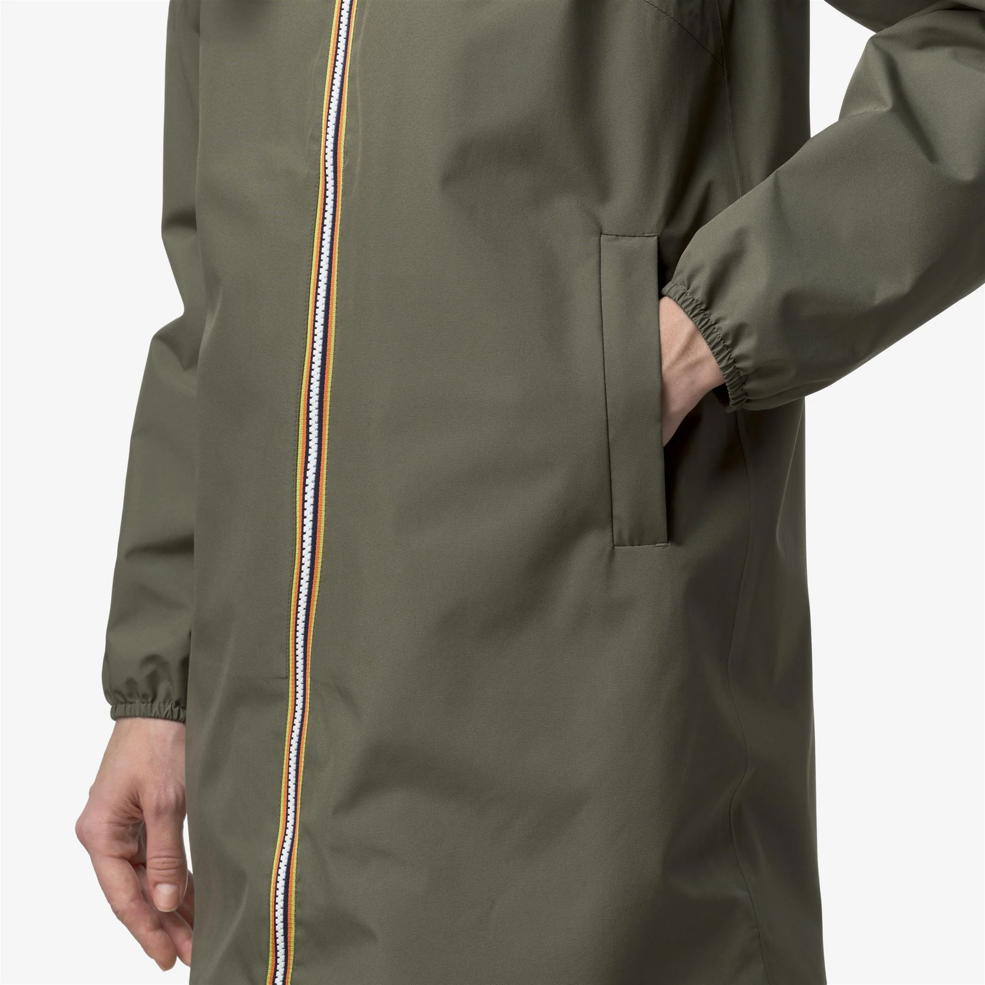 SOPHIE STRETCH POLY JERSEY - Jackets - Mid - Woman - GREEN LICHEN - Image 2