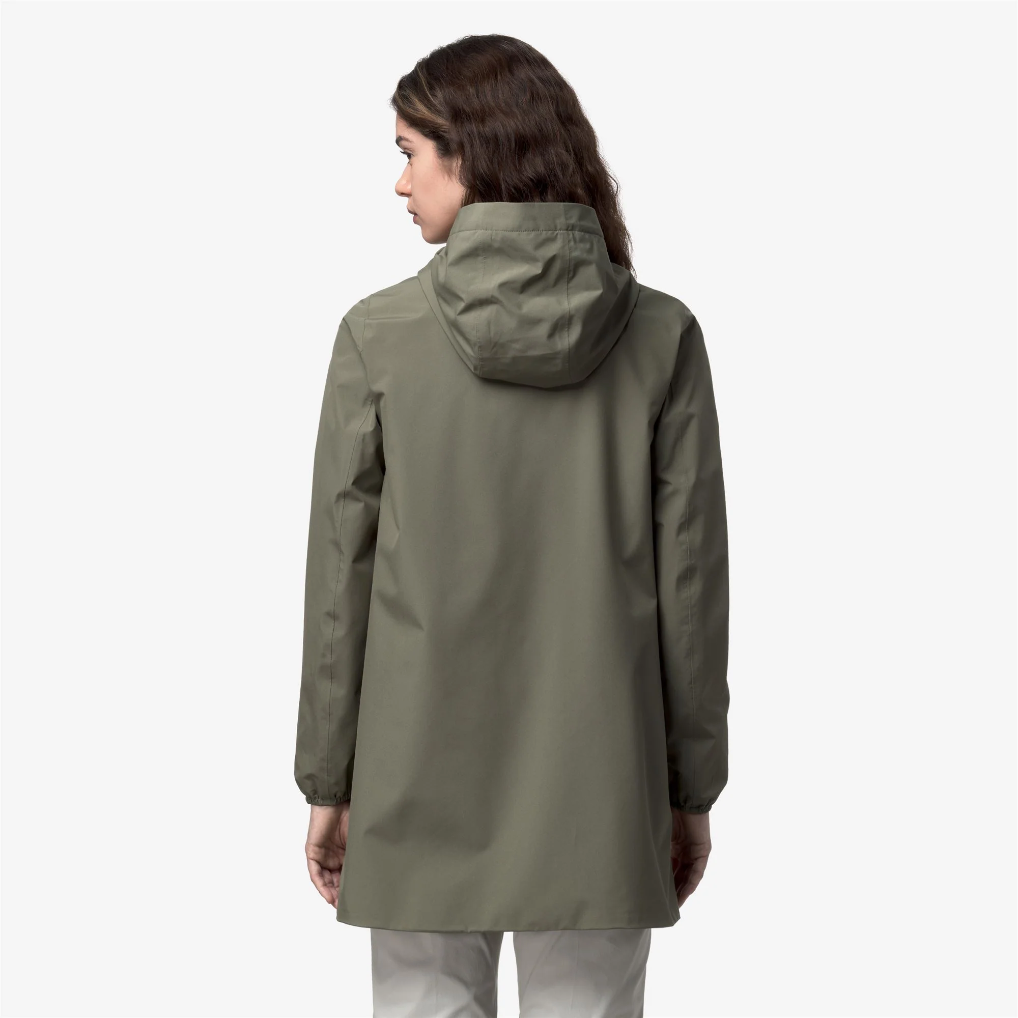 SOPHIE STRETCH POLY JERSEY - Jackets - Mid - Woman - GREEN LICHEN - Image 5