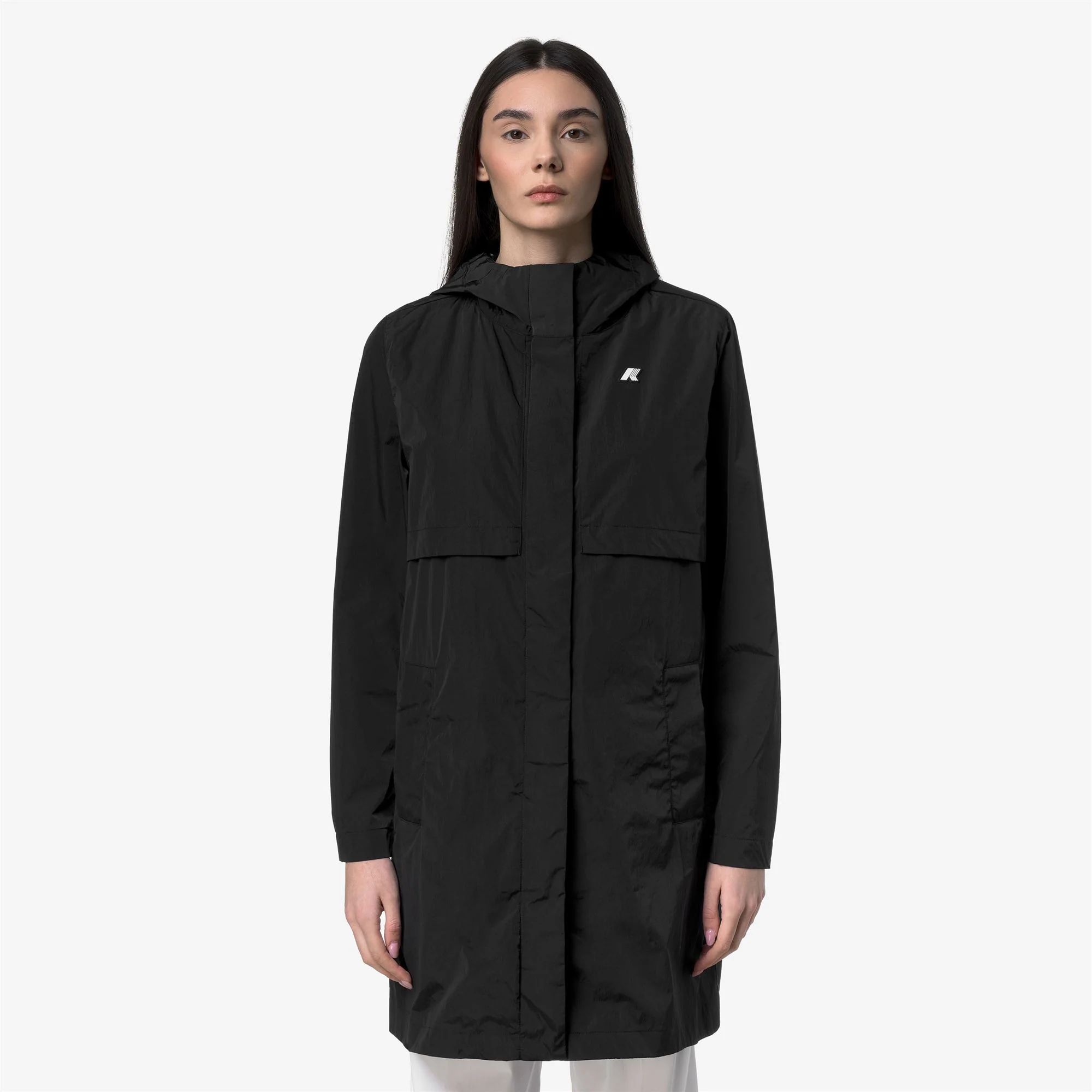 SOPHILENE SATIN GLASS - Jackets - Mid - Woman - BLACK PURE - Image 3