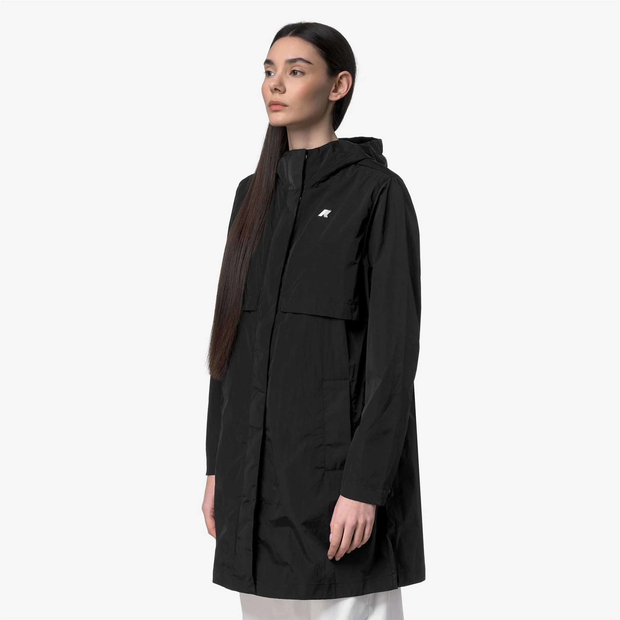 SOPHILENE SATIN GLASS - Jackets - Mid - Woman - BLACK PURE - Image 4