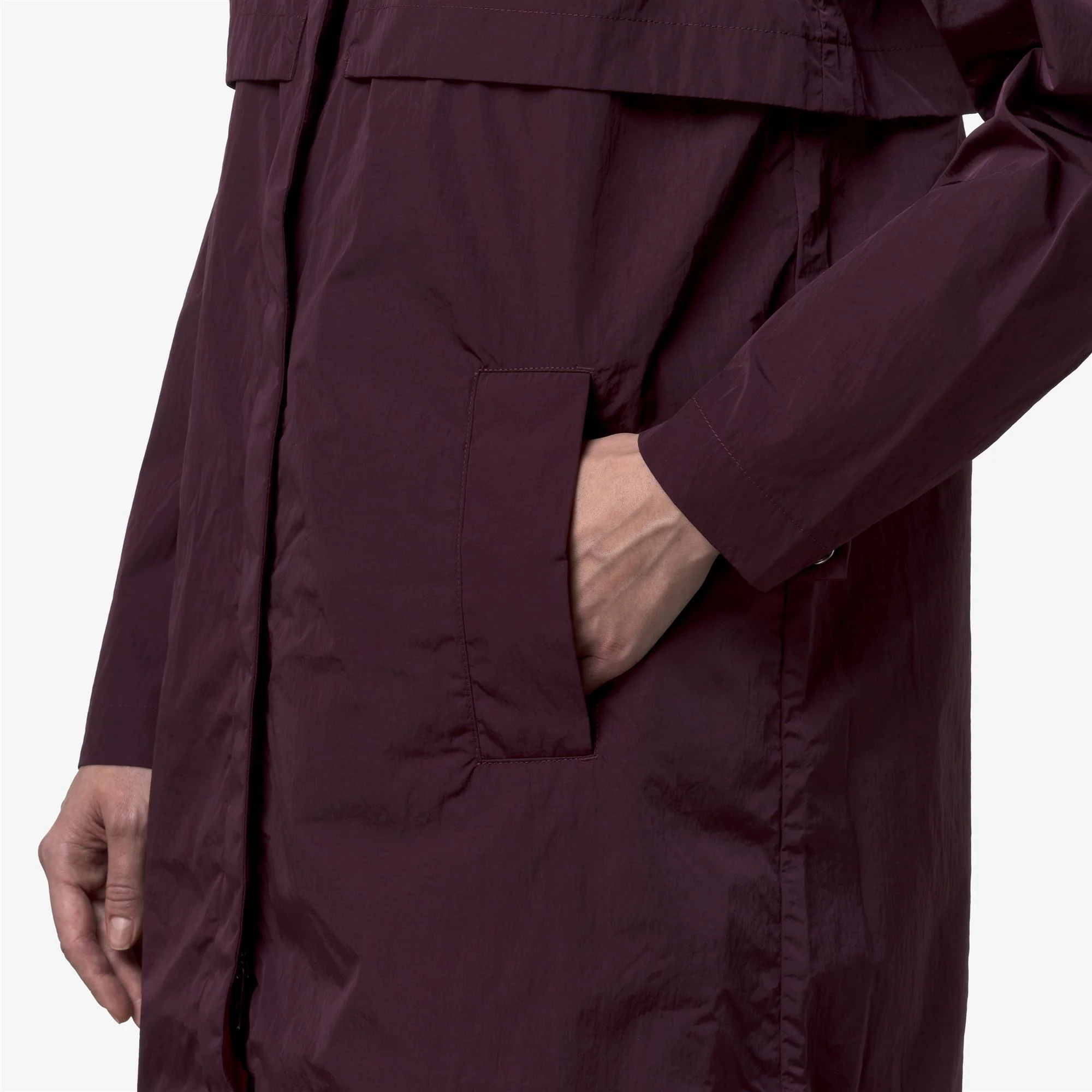 SOPHILENE SATIN GLASS - Jackets - Mid - Woman - VIOLET MAUVE WINE - Image 2