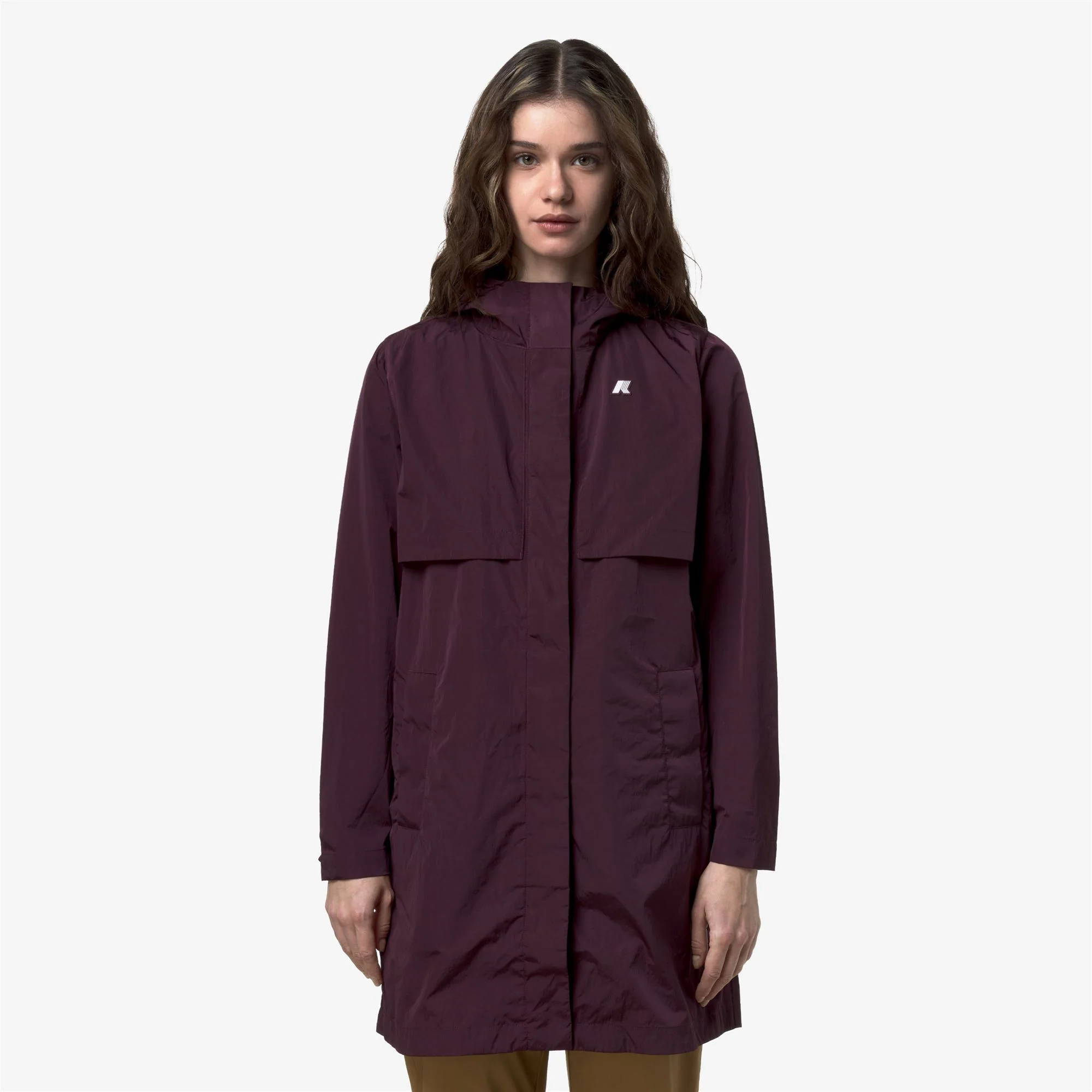 SOPHILENE SATIN GLASS - Jackets - Mid - Woman - VIOLET MAUVE WINE - Image 3