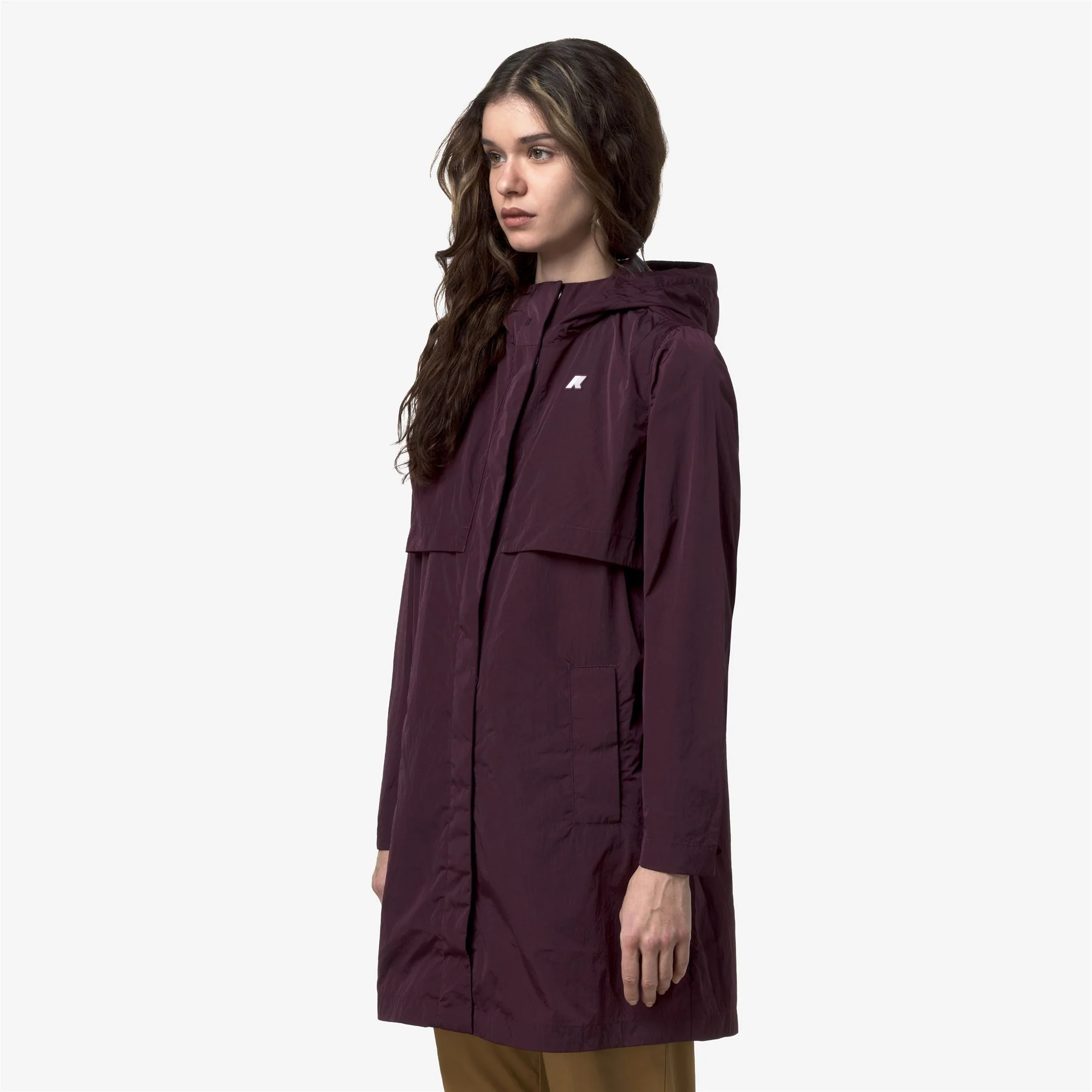 SOPHILENE SATIN GLASS - Jackets - Mid - Woman - VIOLET MAUVE WINE - Image 4