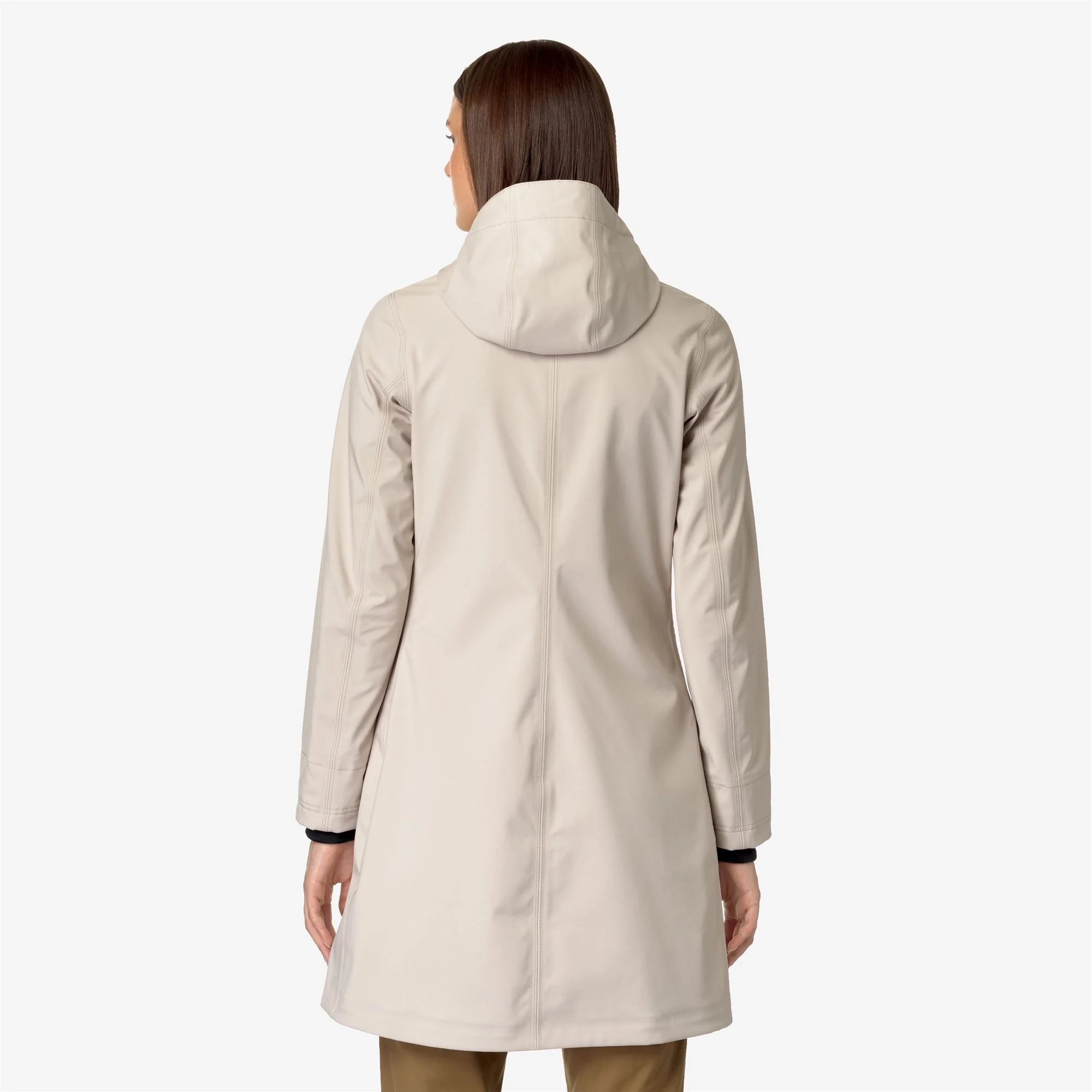 STEPHY BONDED - Jackets - 3/4 LENGTH - Woman - BEIGE G-BLUE D - Image 5