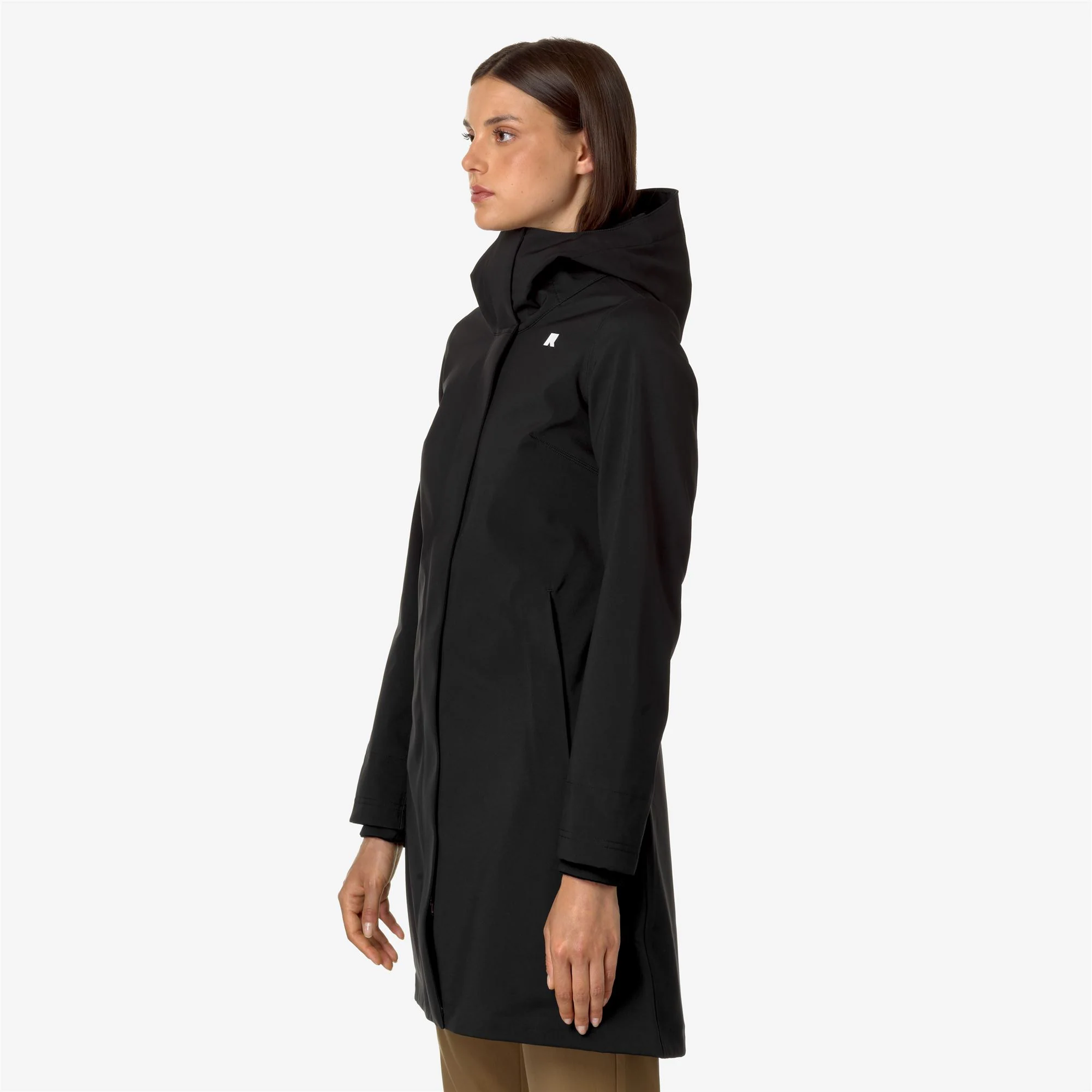 STEPHY BONDED - Jackets - 3/4 LENGTH - Woman - BLACK-BLUE DEPTH - Image 4