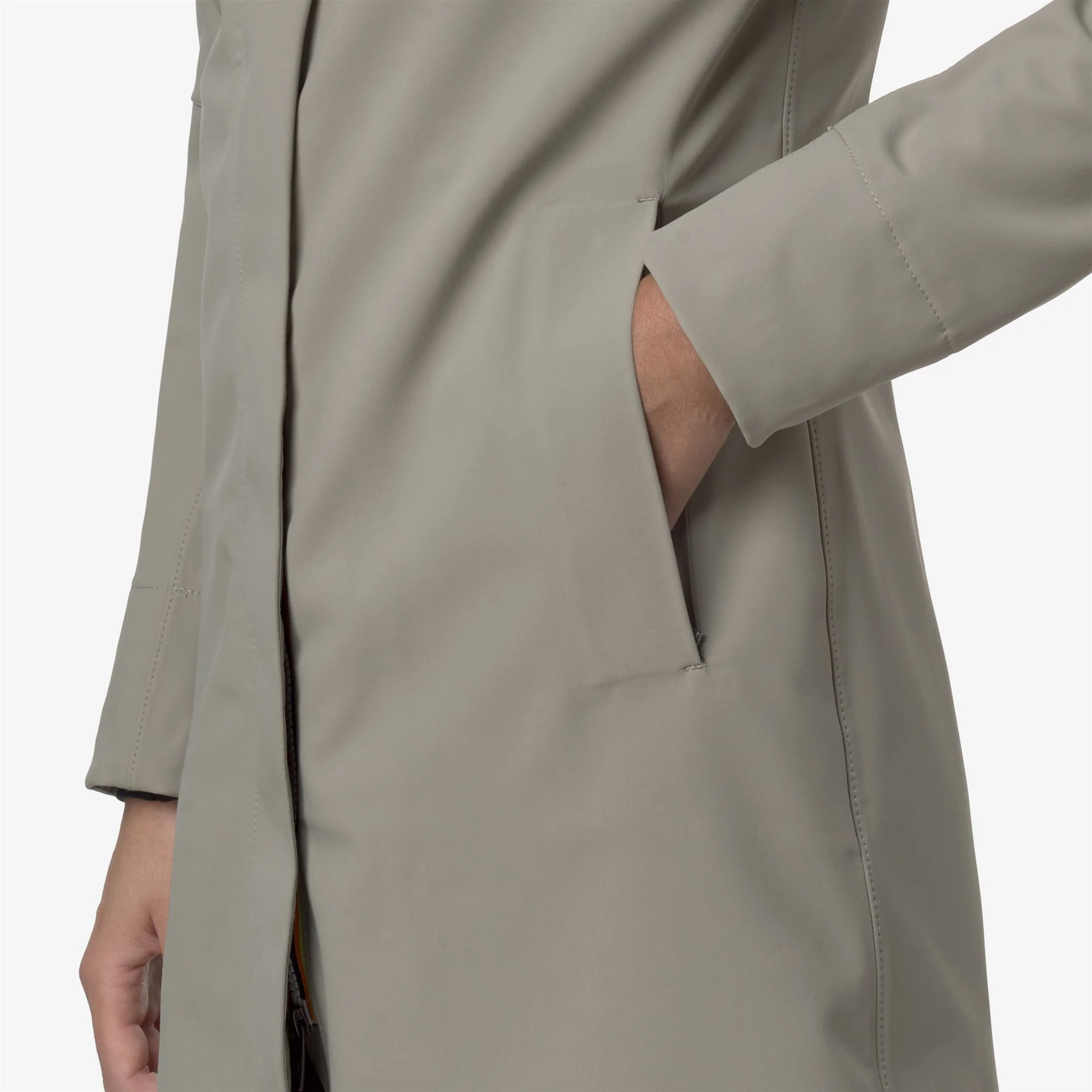 STEPHY BONDED - Jackets - 3/4 LENGTH - Woman - GREEN OAK-BLUE DEPTH - Image 2