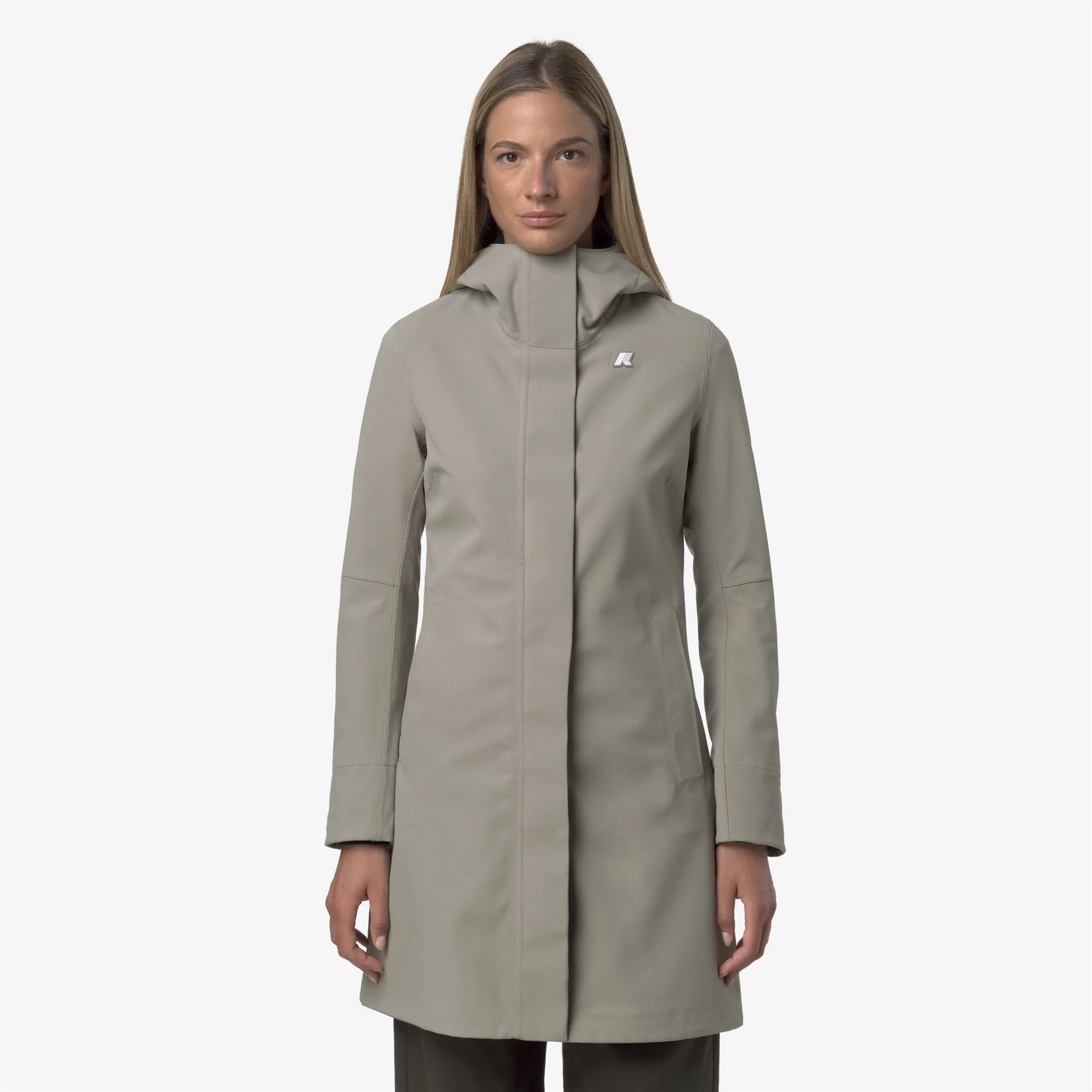 STEPHY BONDED - Jackets - 3/4 LENGTH - Woman - GREEN OAK-BLUE DEPTH - Image 3