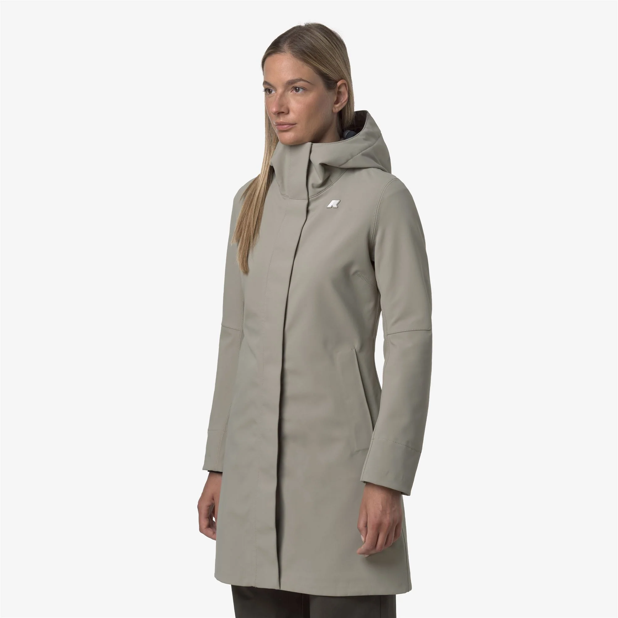 STEPHY BONDED - Jackets - 3/4 LENGTH - Woman - GREEN OAK-BLUE DEPTH - Image 4