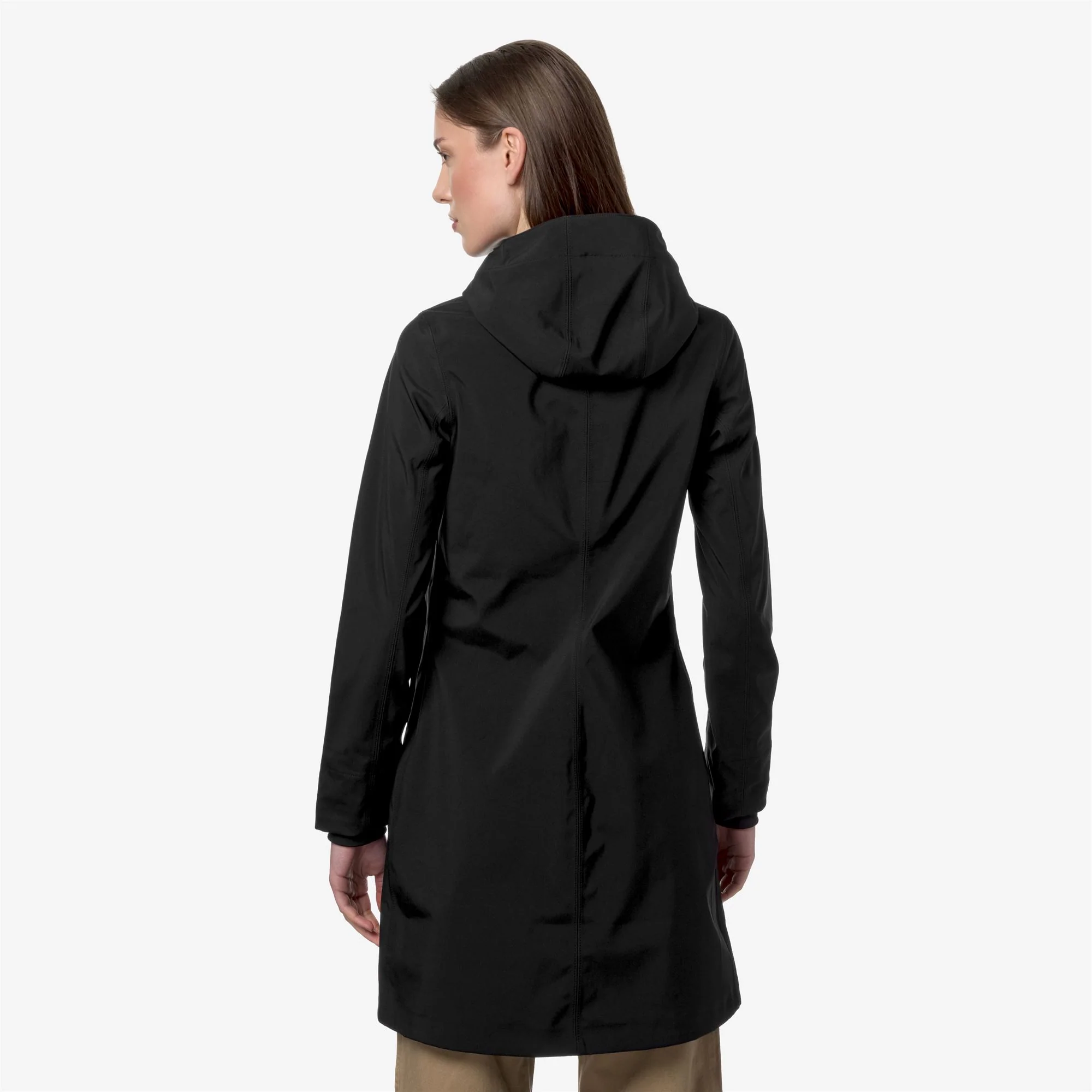 STEPHY BONDED JERSEY - Jackets - 3/4 LENGTH - Woman - BLACK PURE - Image 5