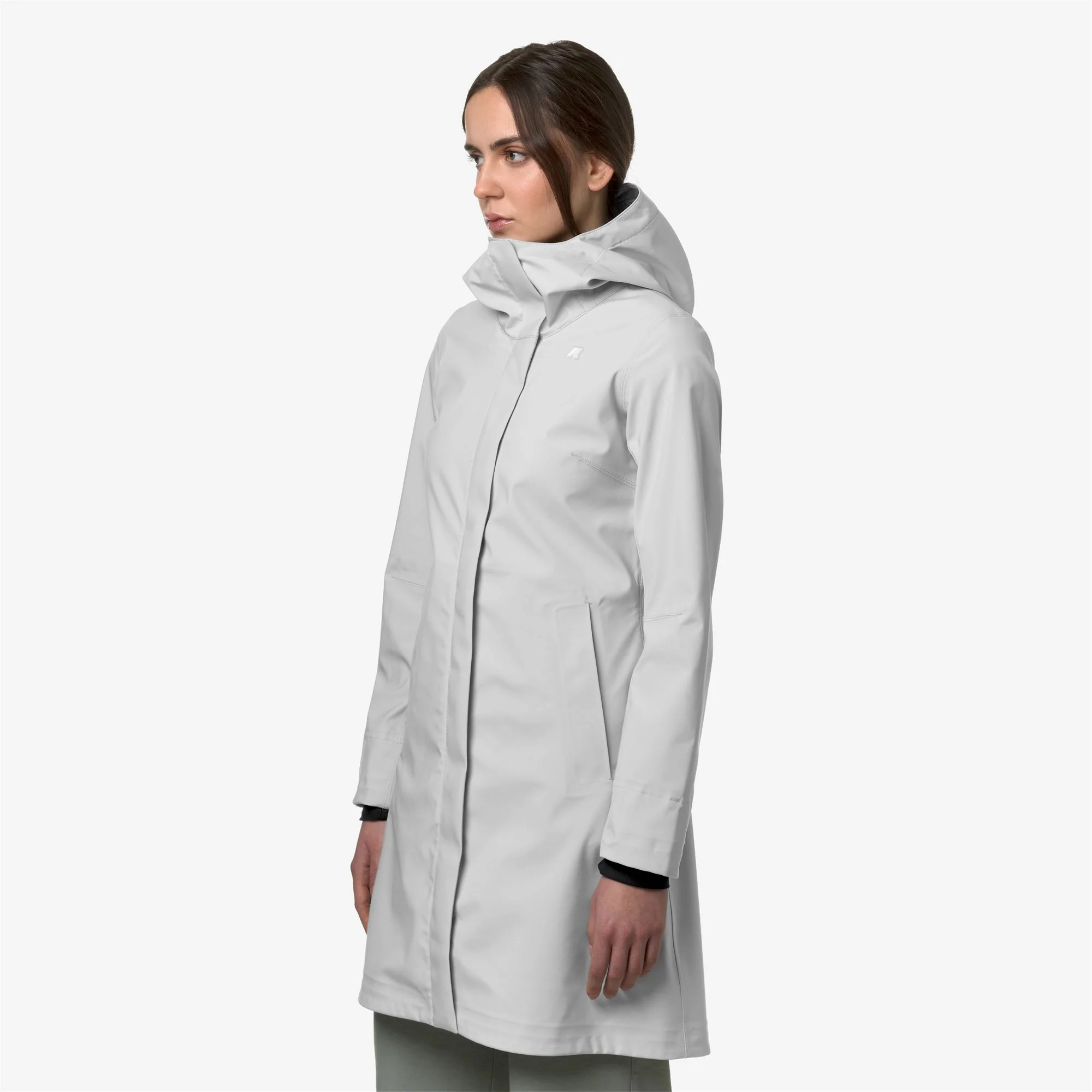 STEPHY BONDED JERSEY - Jackets - 3/4 LENGTH - Woman - WHITE - Image 4