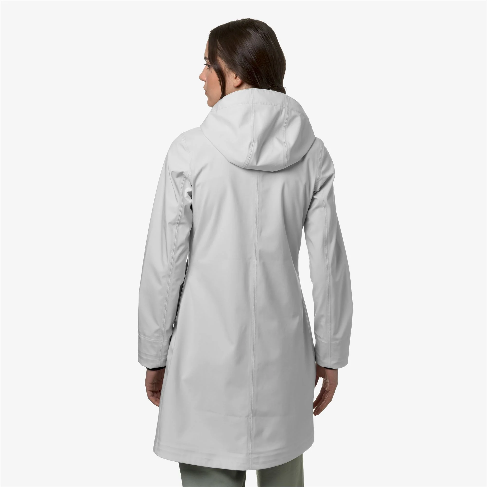 STEPHY BONDED JERSEY - Jackets - 3/4 LENGTH - Woman - WHITE - Image 5
