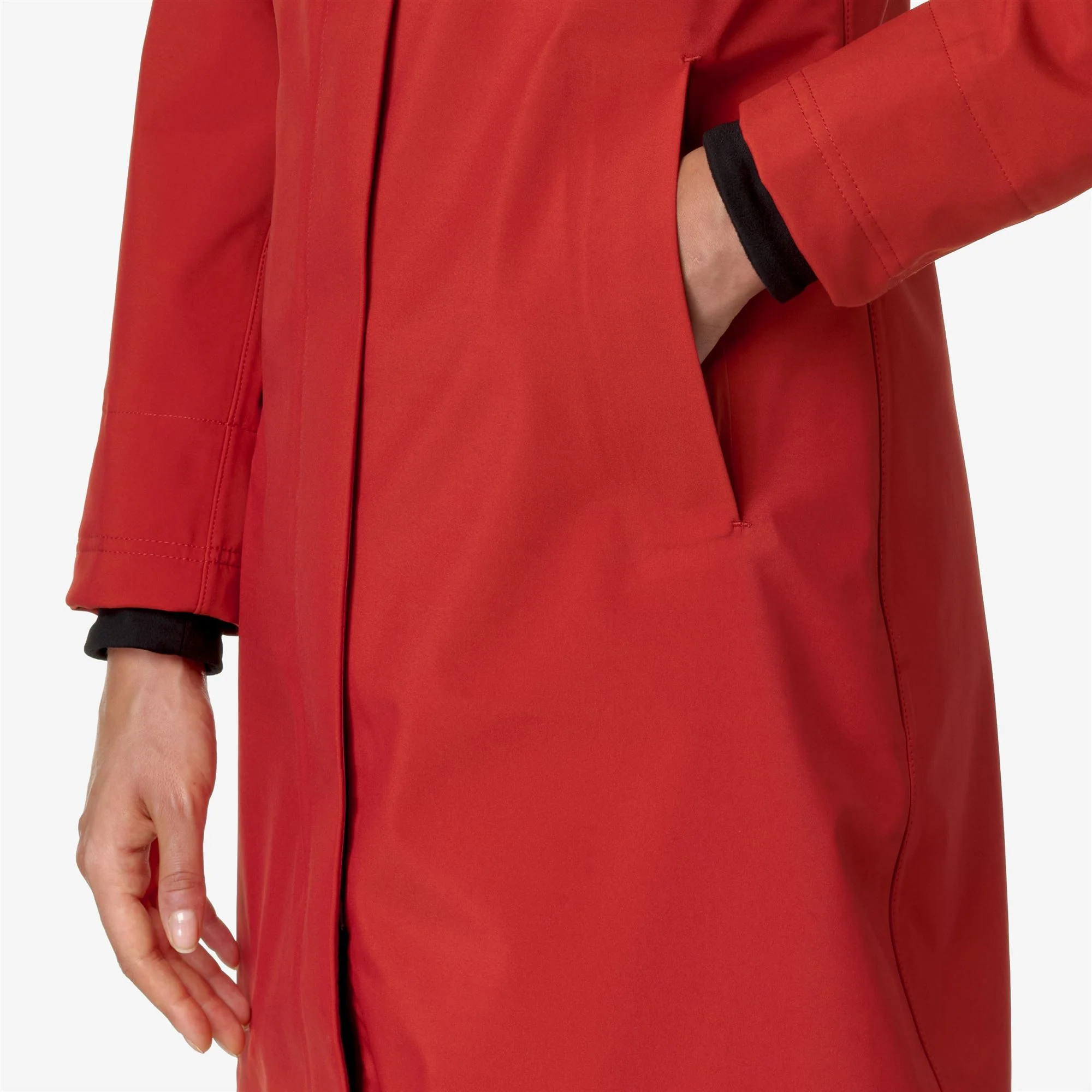 STEPHY BONDED - Jackets - 3/4 LENGTH - Woman - RED P-BLUE D - Image 2