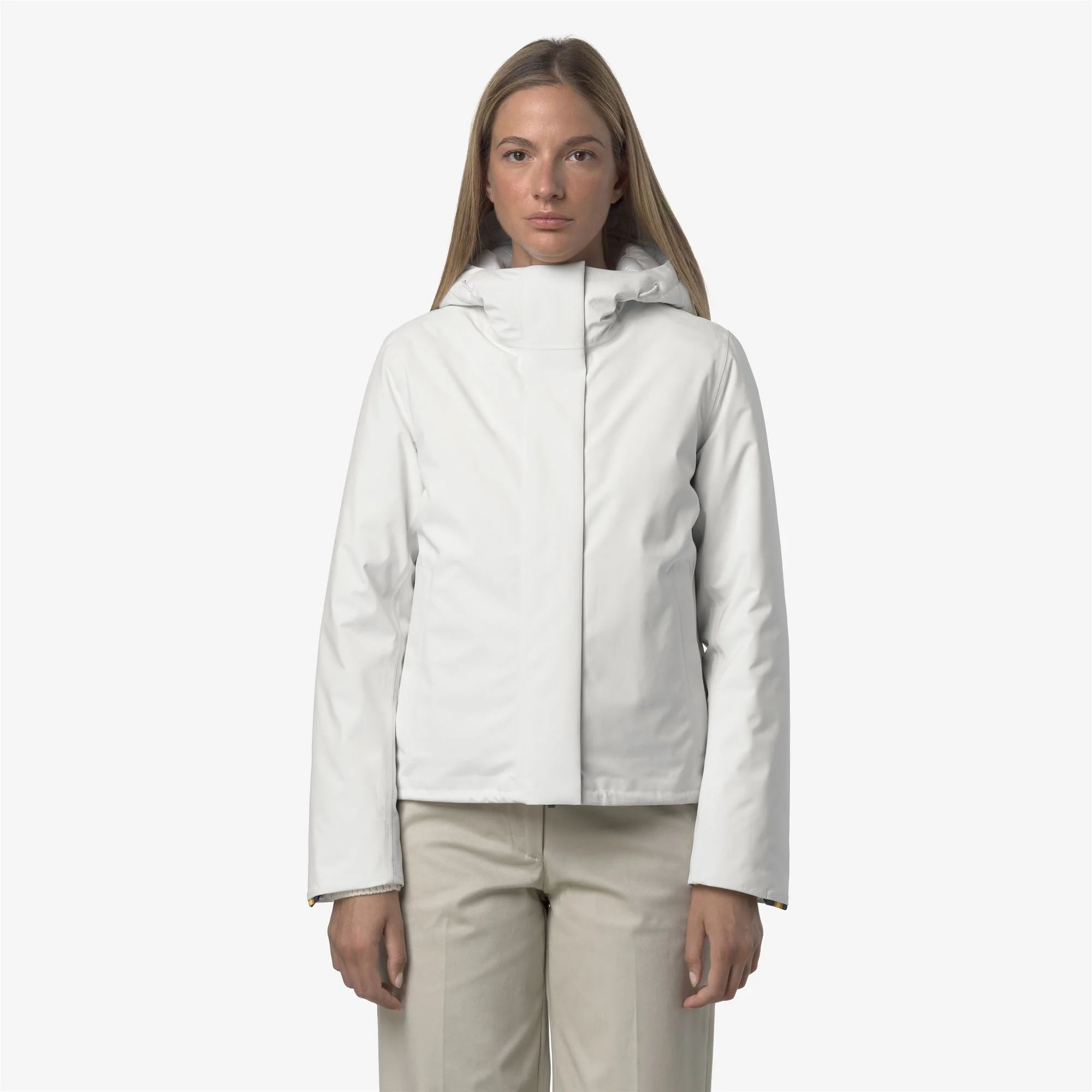TALE BONDED PADDED - Jackets - Short - Woman - WHITE GARDENIA COMBO - Image 4