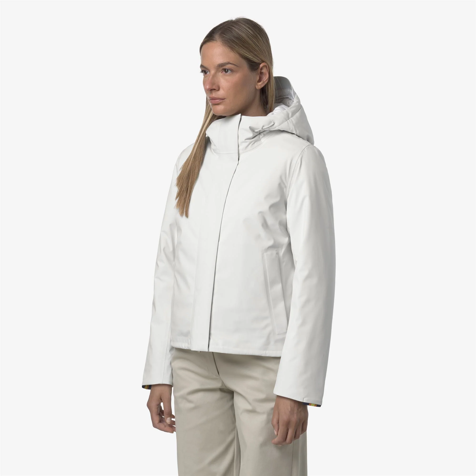 TALE BONDED PADDED - Jackets - Short - Woman - WHITE GARDENIA COMBO - Image 5