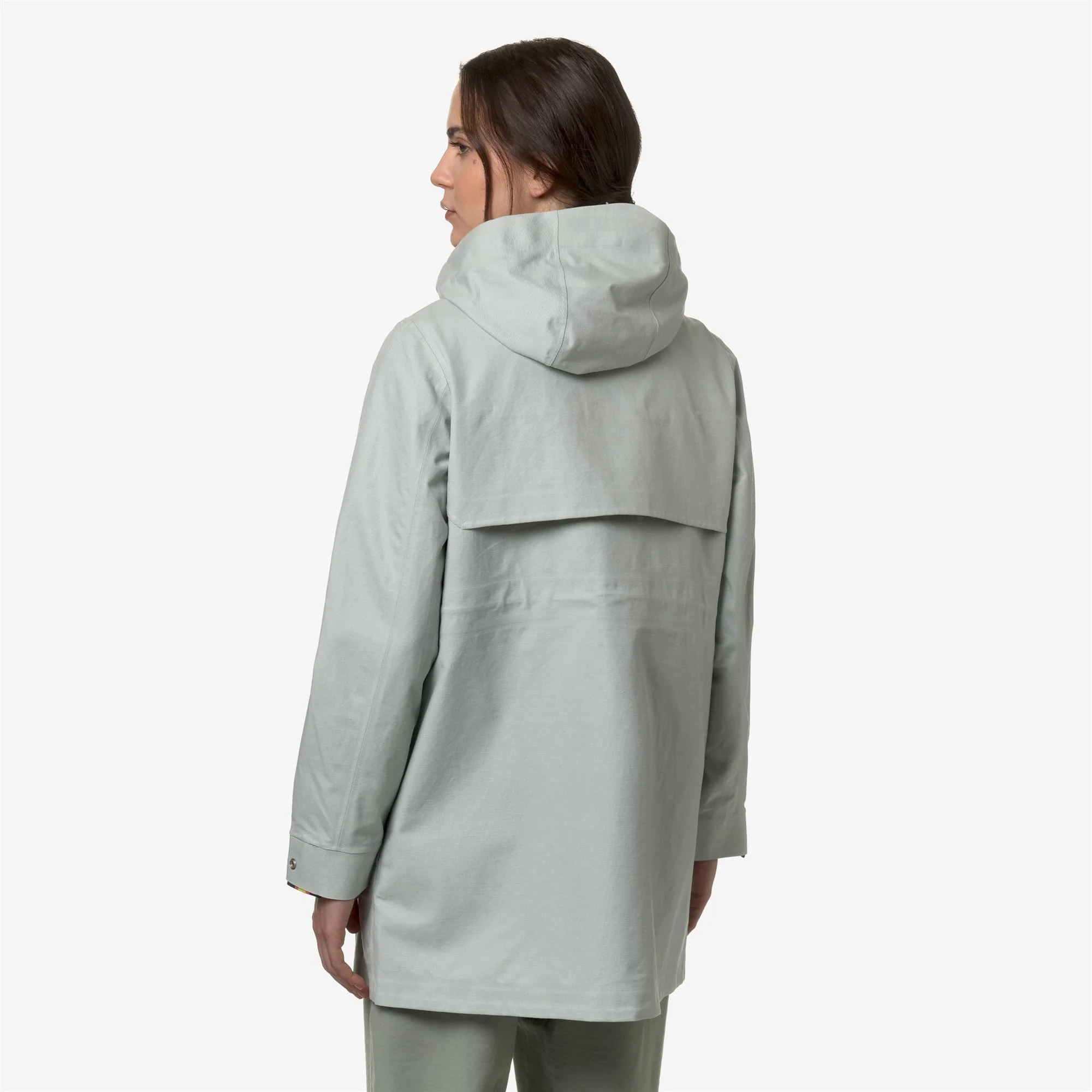 THERSA LINEN BLEND 2L - Jackets - 3/4 LENGTH - Woman - GREY SAGE-SILVER - Image 5