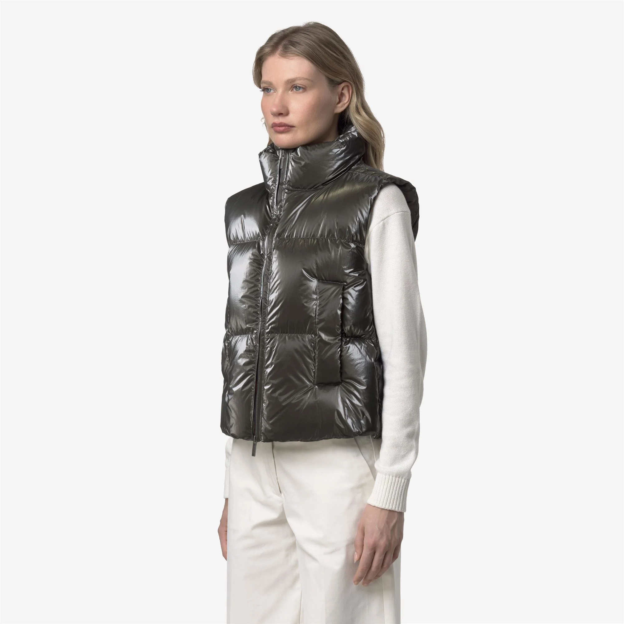 THILLE THERMO PEARLY - Jackets - Vest - Woman - BLACK OLIVE COMBO - Image 4
