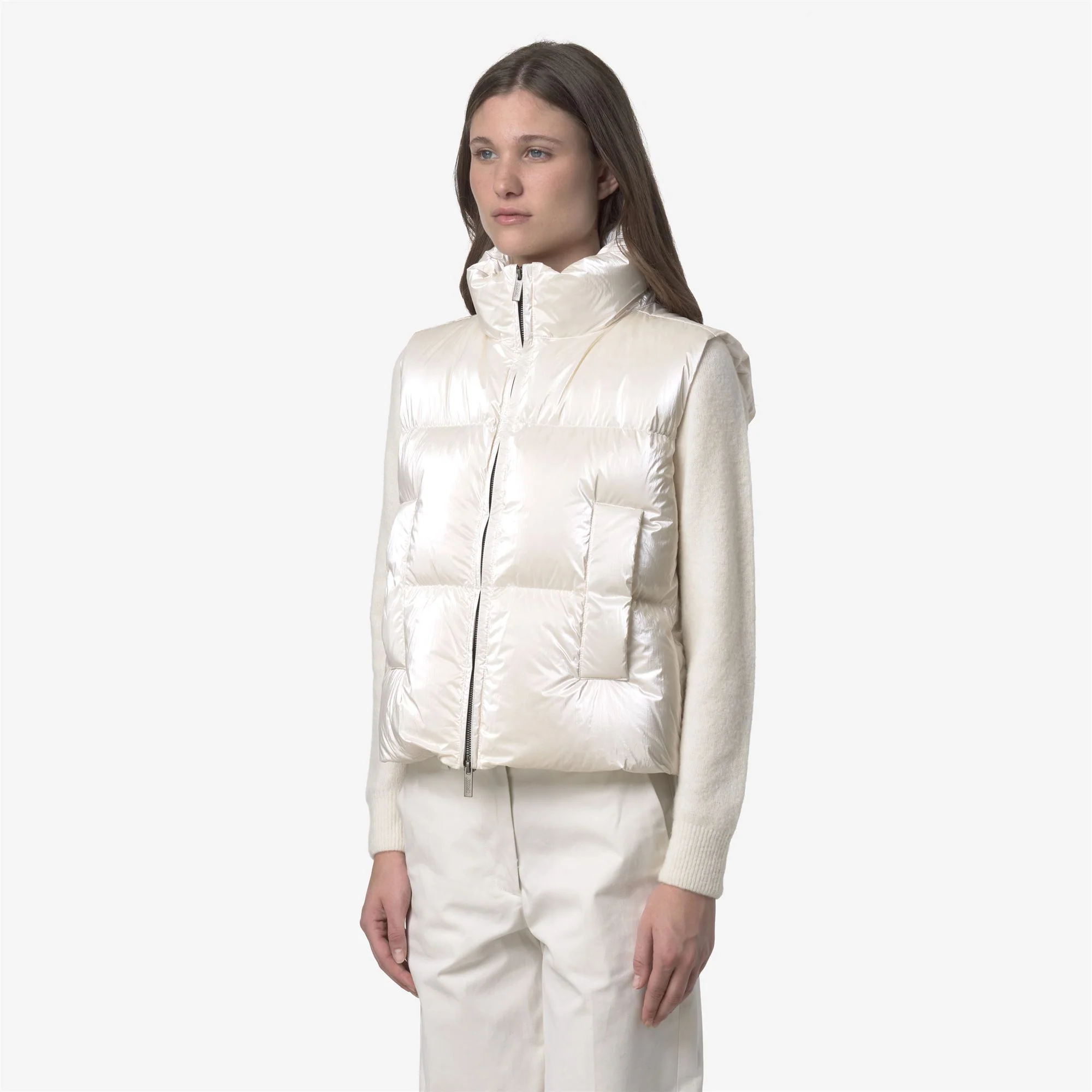 THILLE THERMO PEARLY - Jackets - Vest - Woman - WHITE GARDENIA COMBO - Image 4