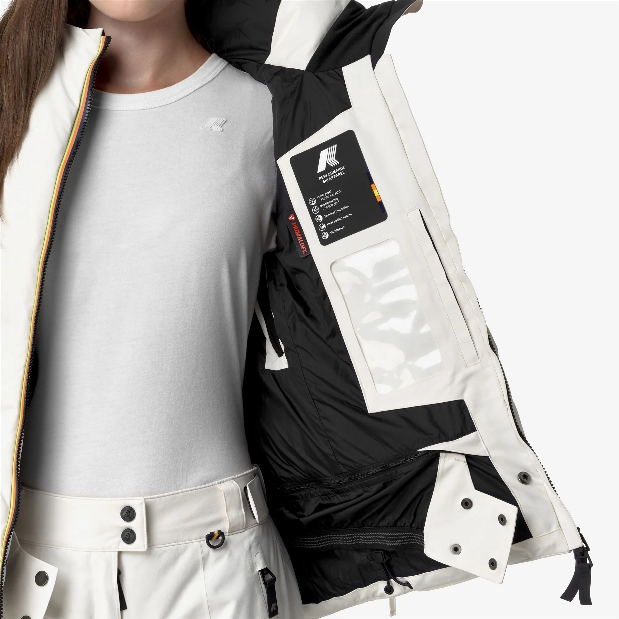 TUEDA - Jackets - Mid - Woman - WHITE GARDENIA - Image 3