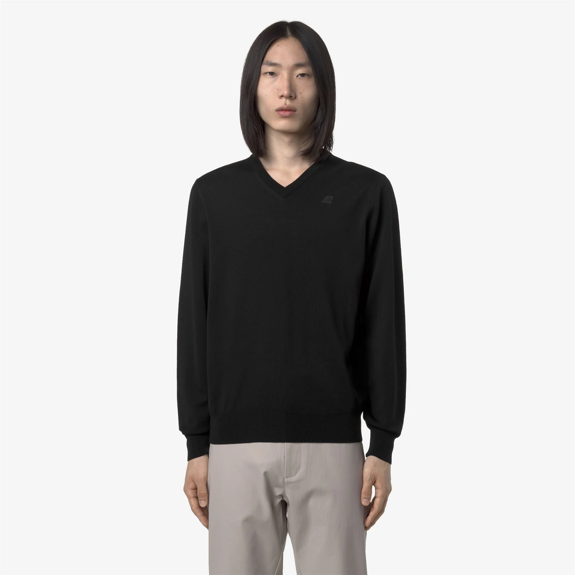 ANTOINE MERINO - KNITWEAR - Pull  Over - Man - BLACK PURE - Image 3