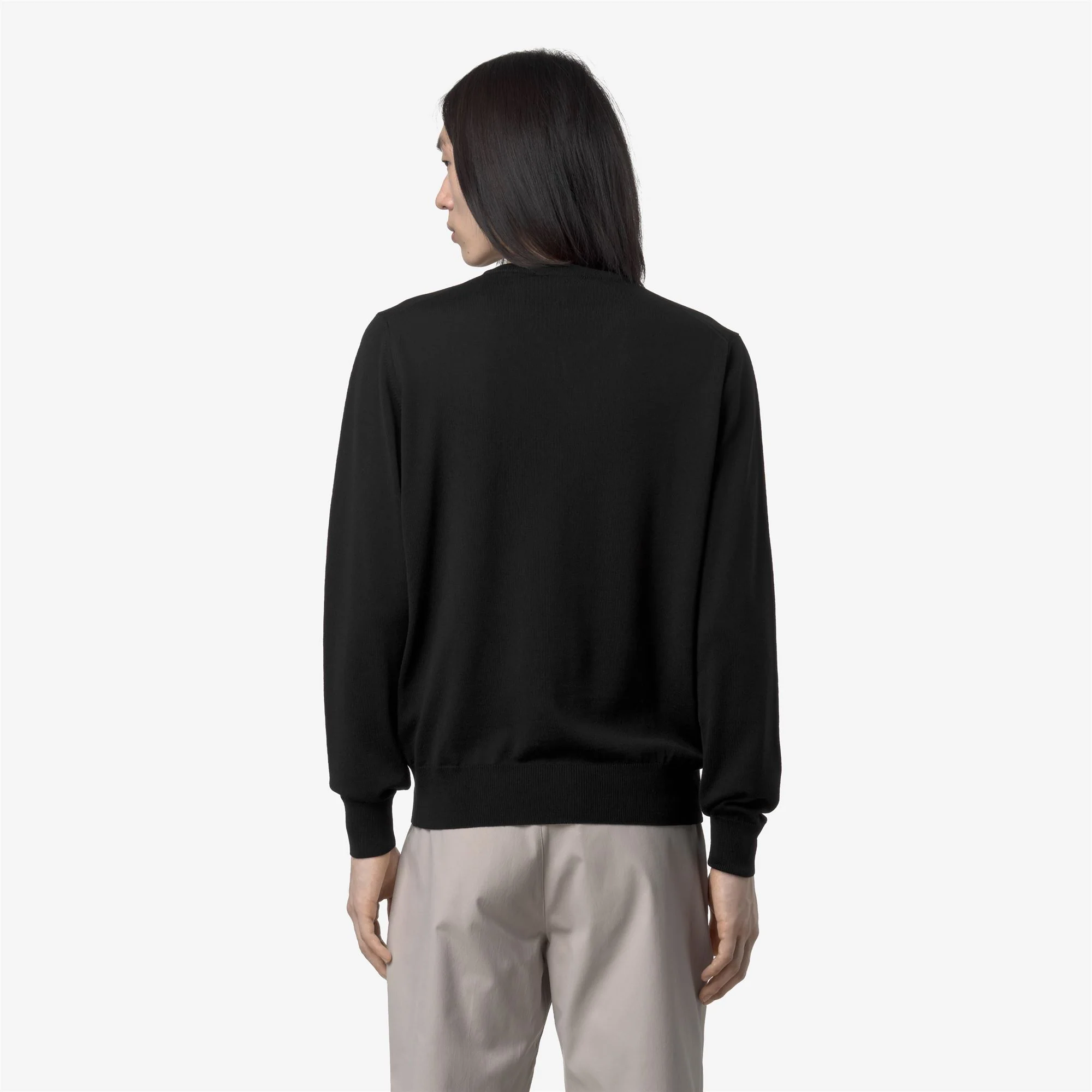 ANTOINE MERINO - KNITWEAR - Pull  Over - Man - BLACK PURE - Image 5