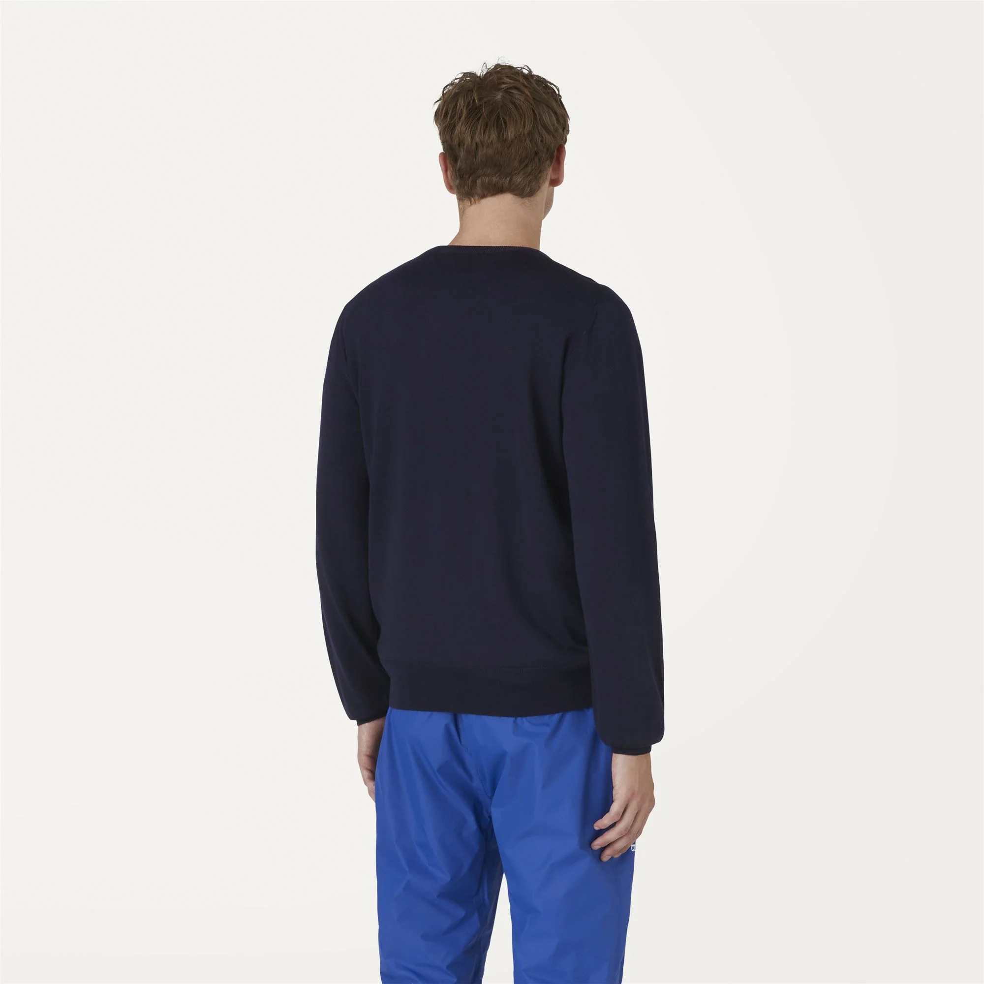 ANTOINE MERINO - KNITWEAR - Pull Over - Man - BLUE DEPTH - Image 5