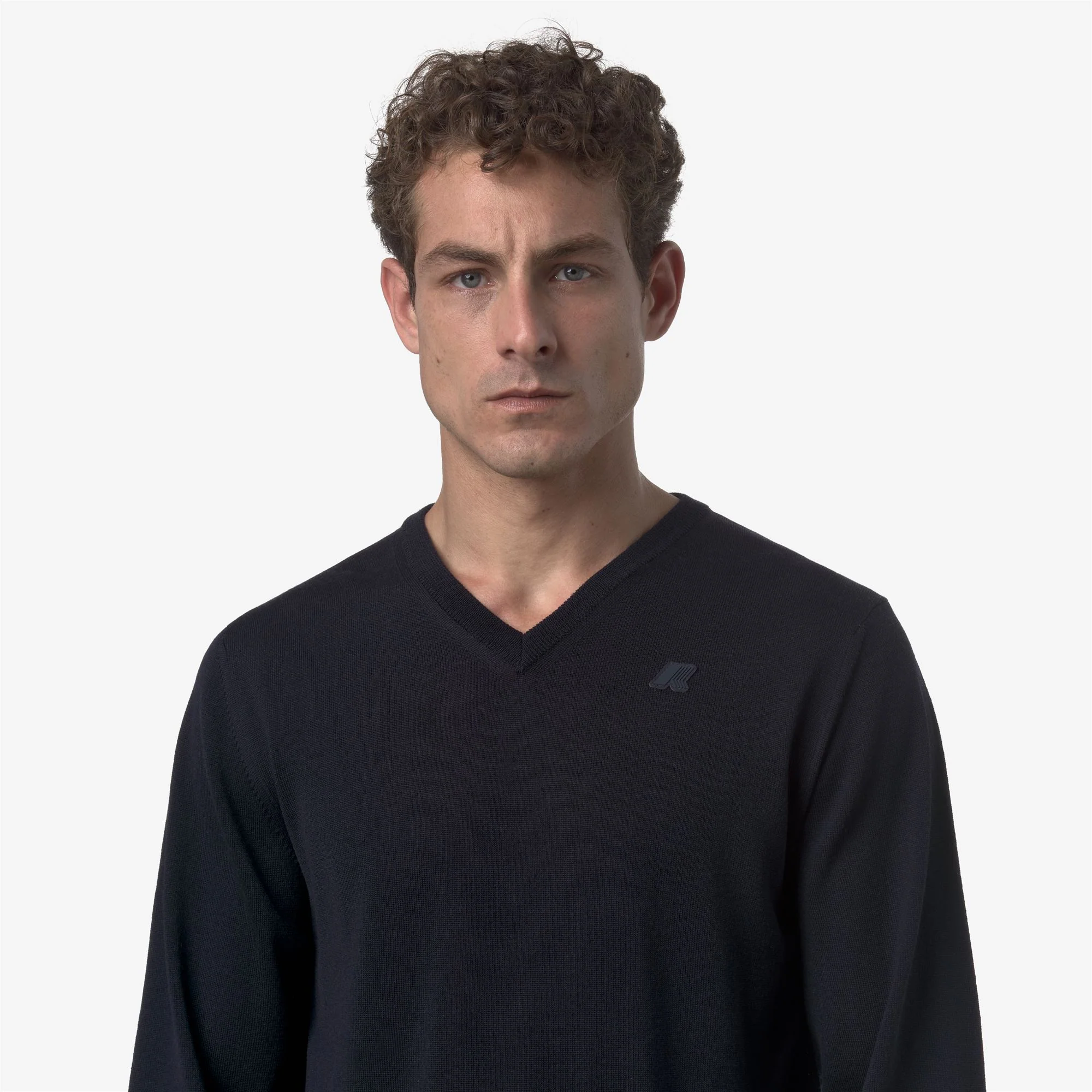 ANTOINE MERINO - KNITWEAR - Pull  Over - Man - BLUE DEPTH - Image 2