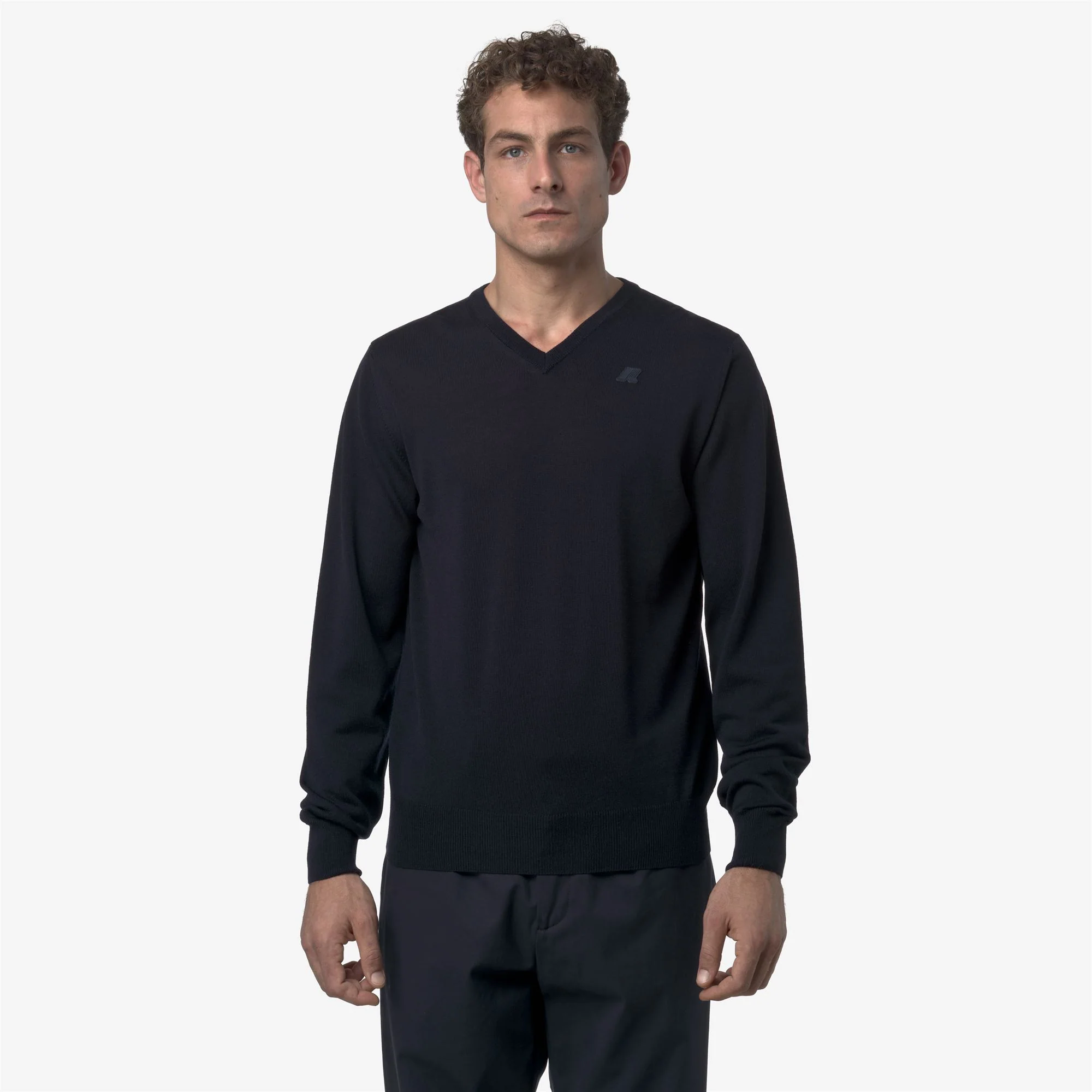ANTOINE MERINO - KNITWEAR - Pull  Over - Man - BLUE DEPTH - Image 3
