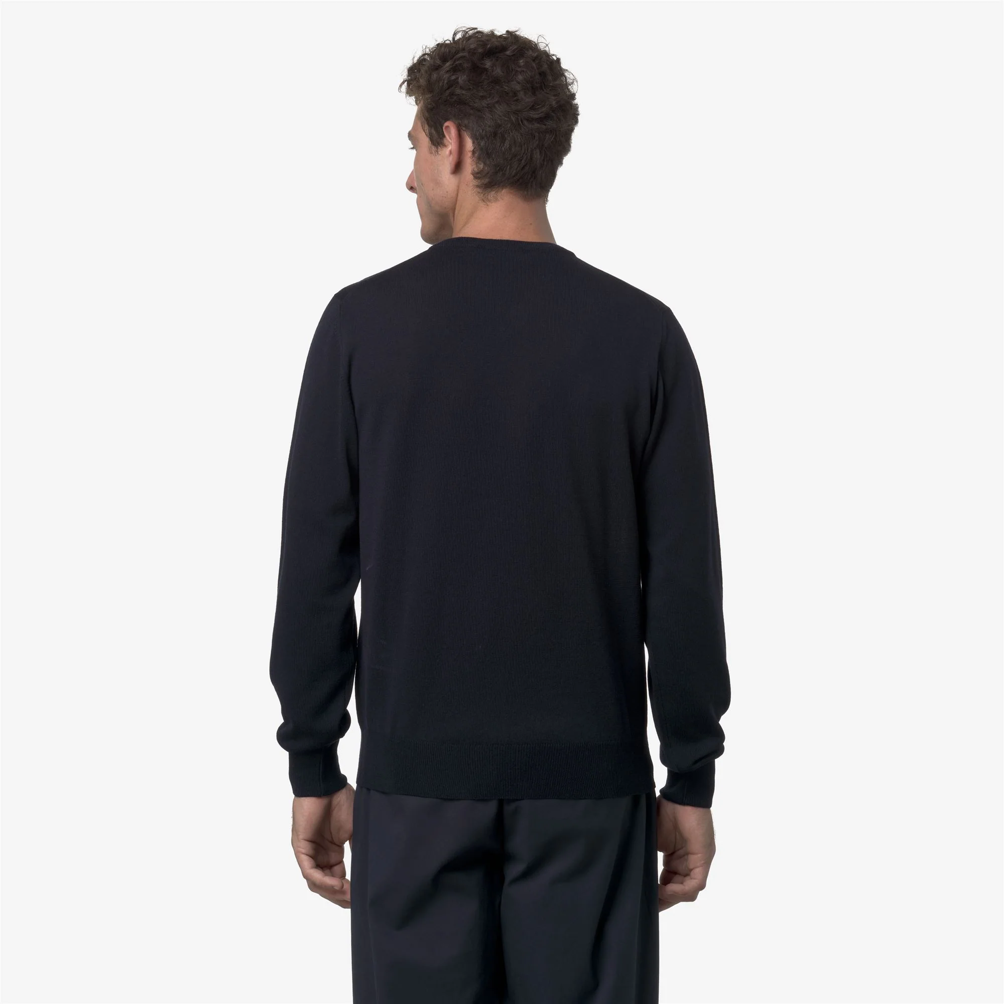 ANTOINE MERINO - KNITWEAR - Pull  Over - Man - BLUE DEPTH - Image 5