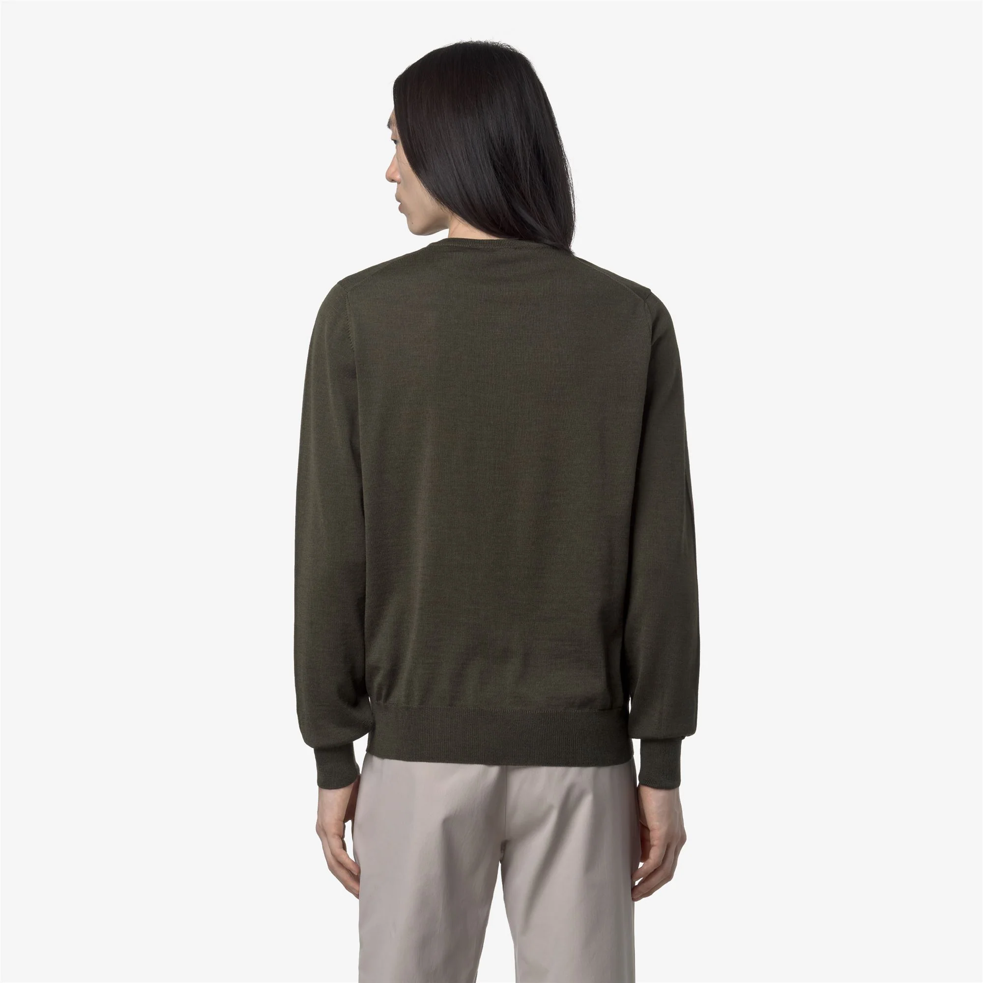 ANTOINE MERINO - KNITWEAR - Pull  Over - Man - GREEN BLACKISH - Image 5