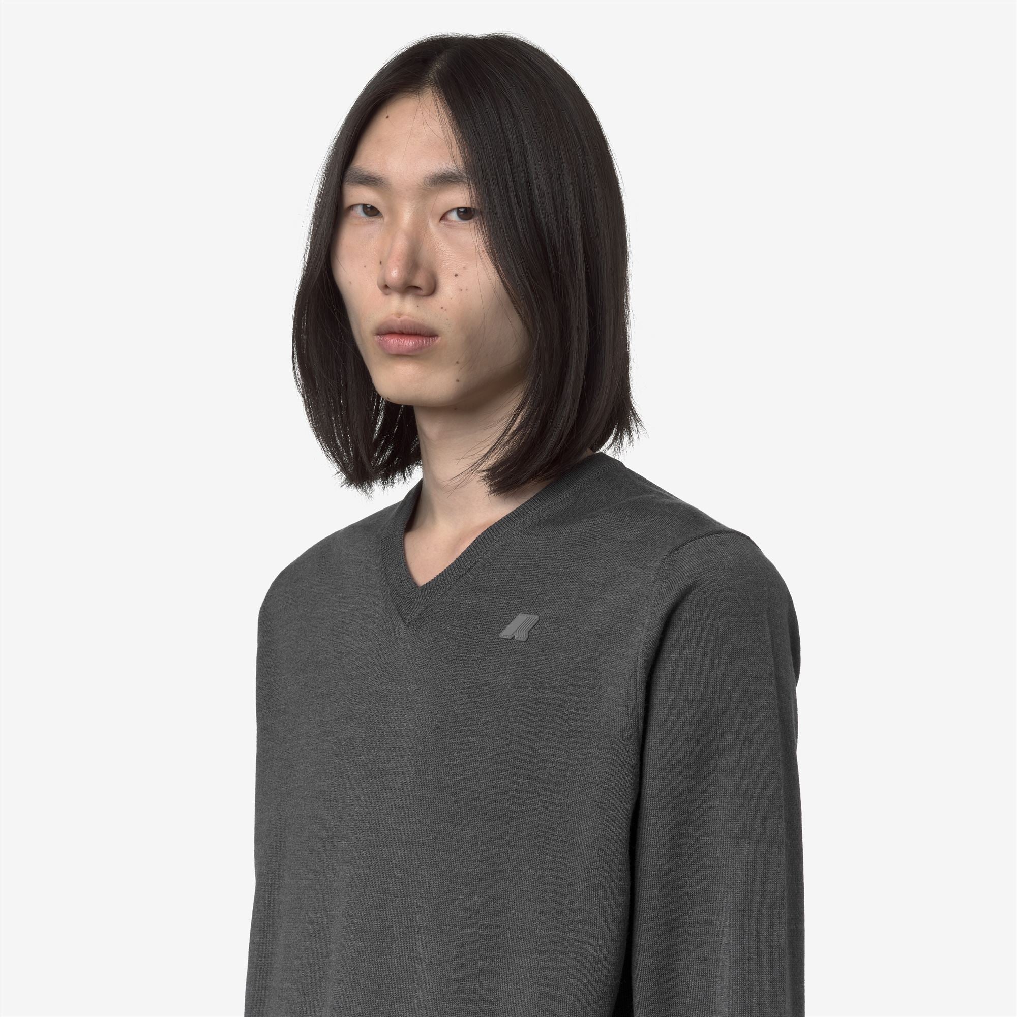 ANTOINE MERINO - KNITWEAR - Pull  Over - Man - GREY MD MEL - Image 2