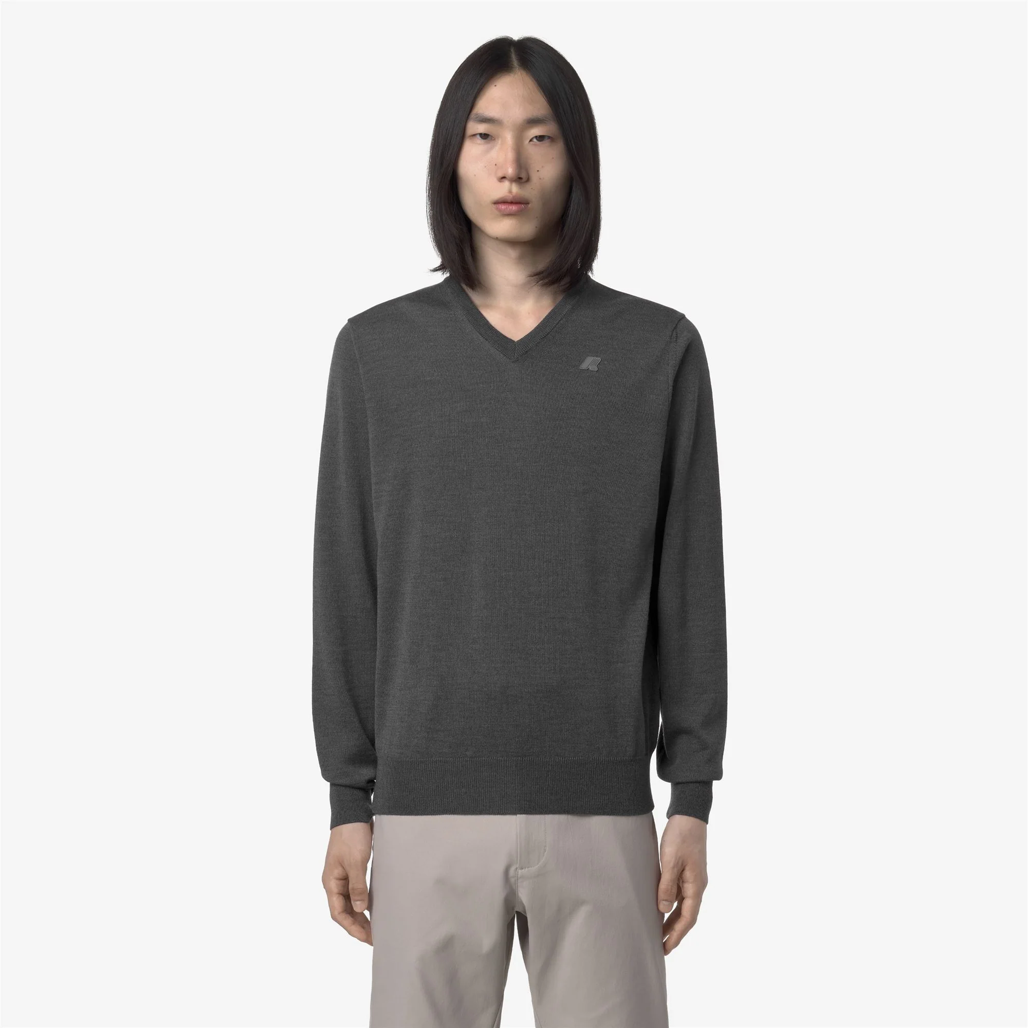 ANTOINE MERINO - KNITWEAR - Pull  Over - Man - GREY MD MEL - Image 3