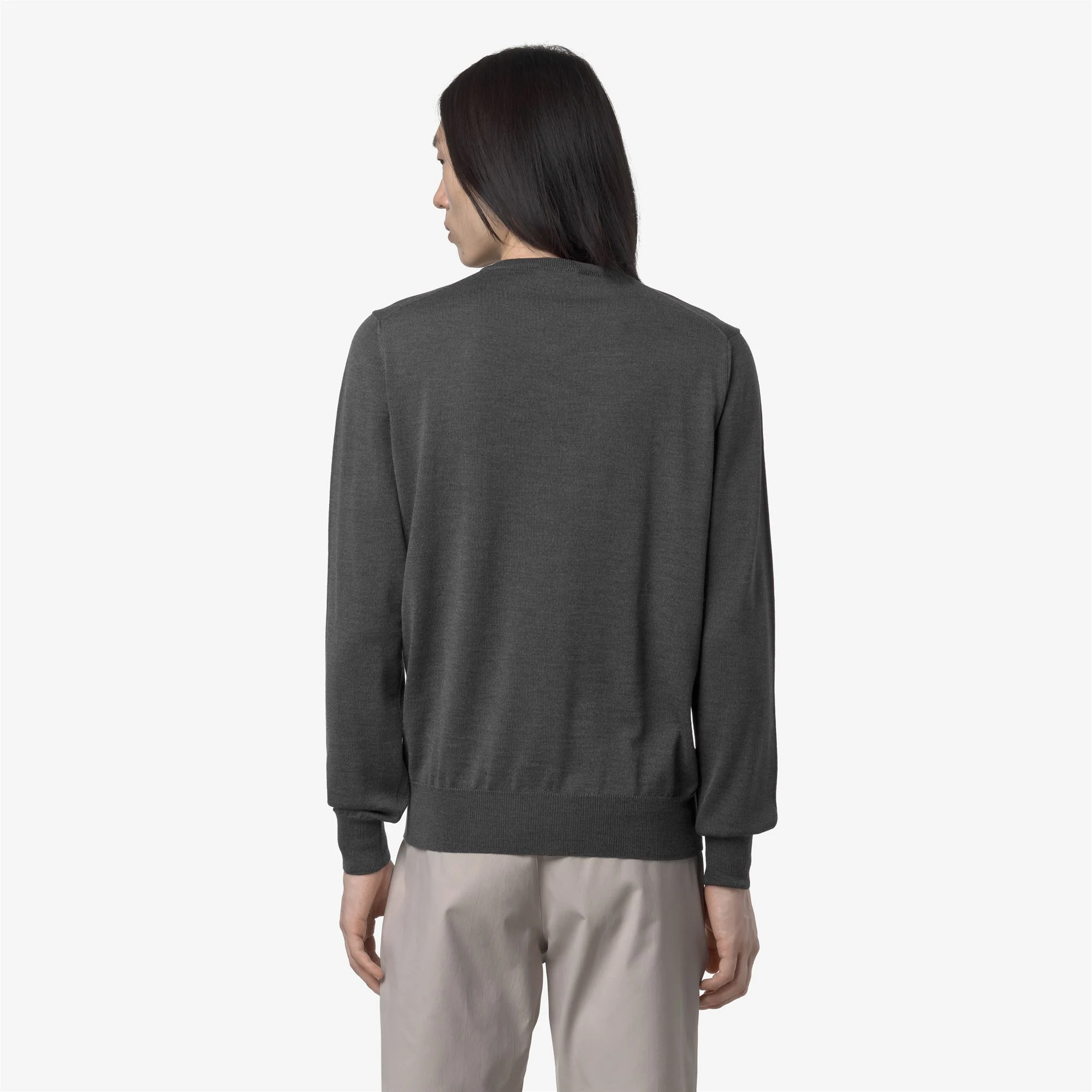 ANTOINE MERINO - KNITWEAR - Pull  Over - Man - GREY MD MEL - Image 5